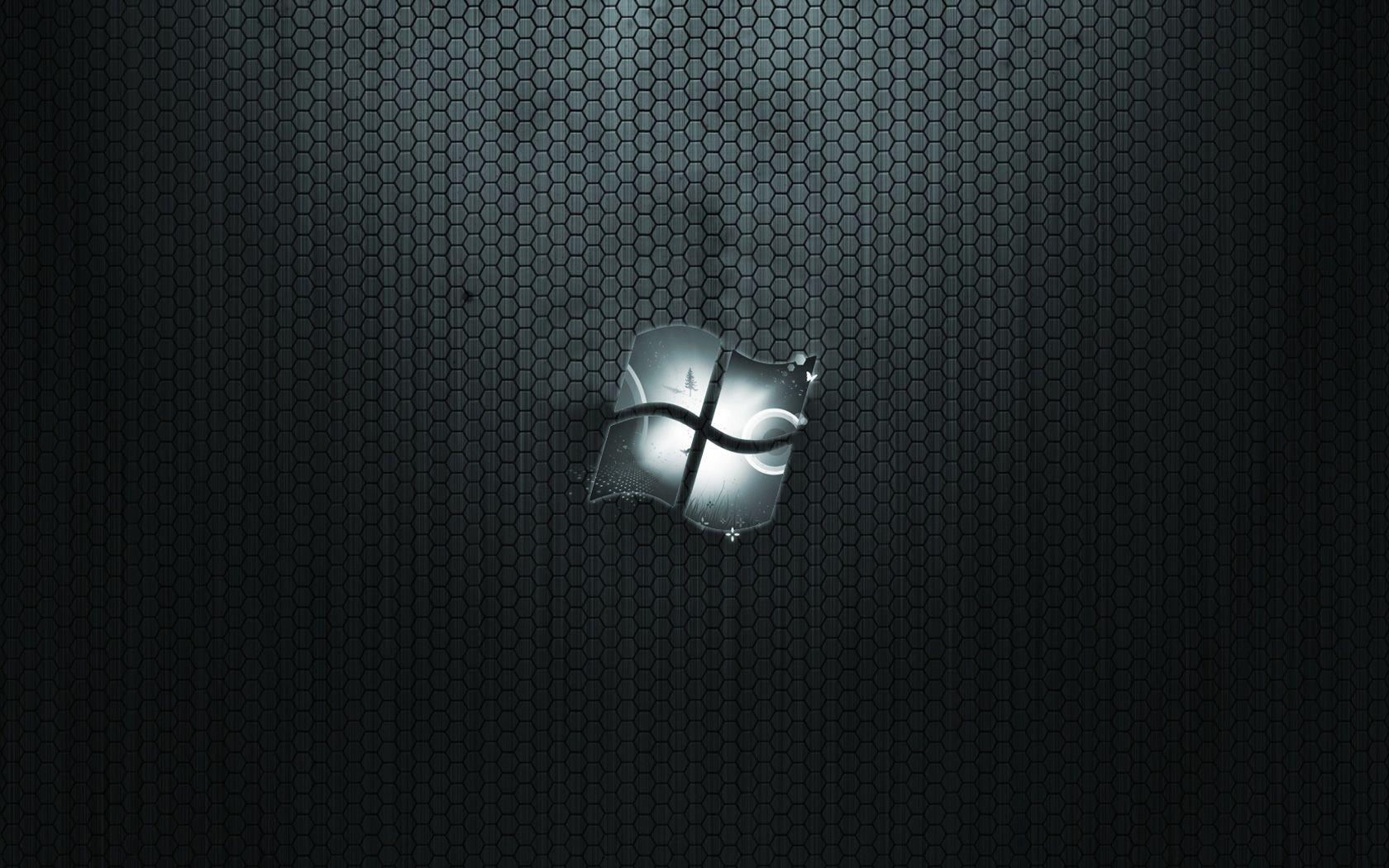 Black White Windows Logo Wallpaperx1050