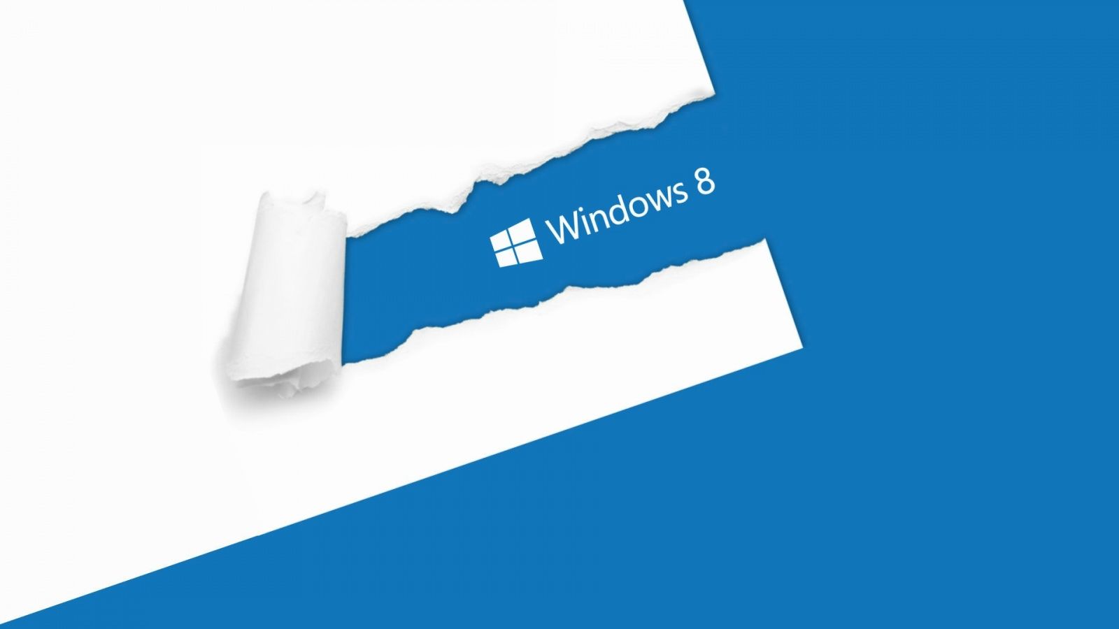 Windows 8 White Paper Wallpaper