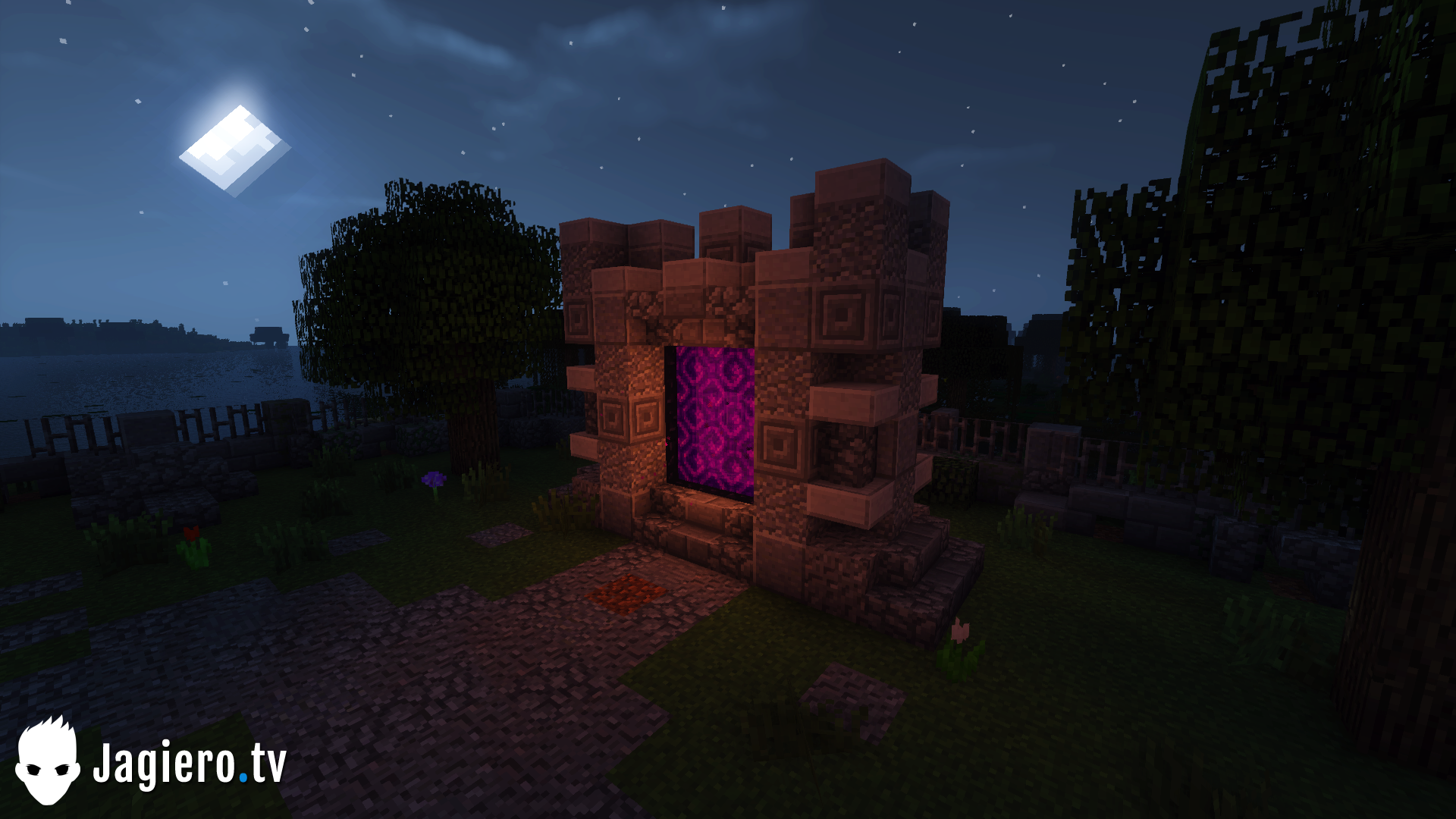 Minecraft Graveyard Portal