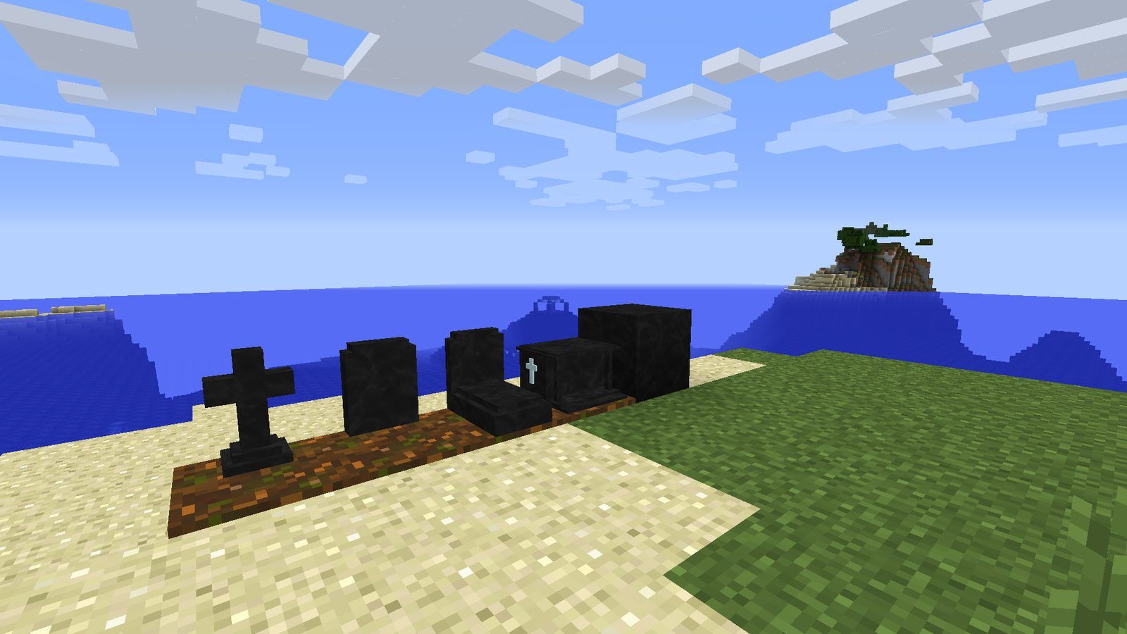 Corail Tombstone mod for Minecraft 1.12.2 all of your items