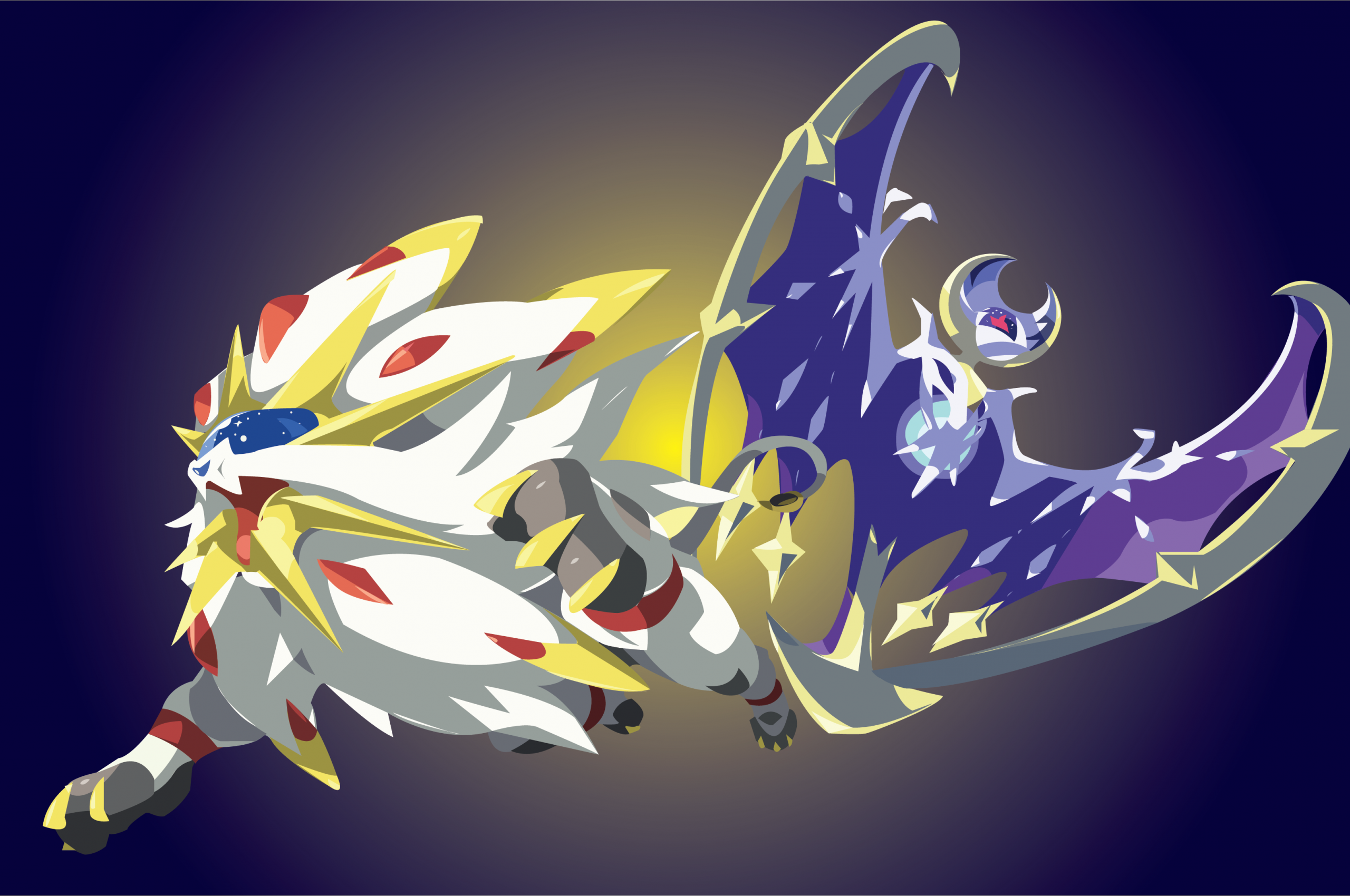 Free download Solgaleo and Lunala 4k Ultra HD Wallpaper Backgrounds.