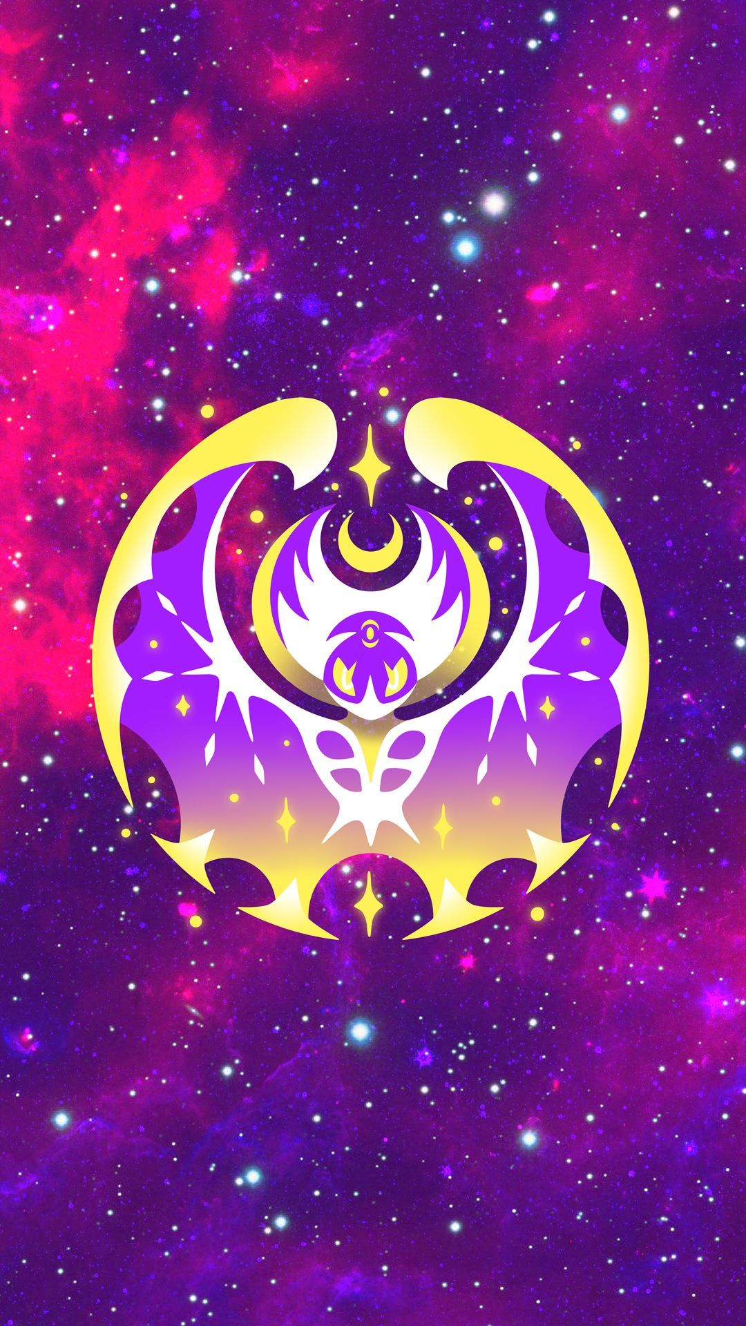 Pokemon Moon T SHIRT Lunala // All Over Pattern Print // Pokemon