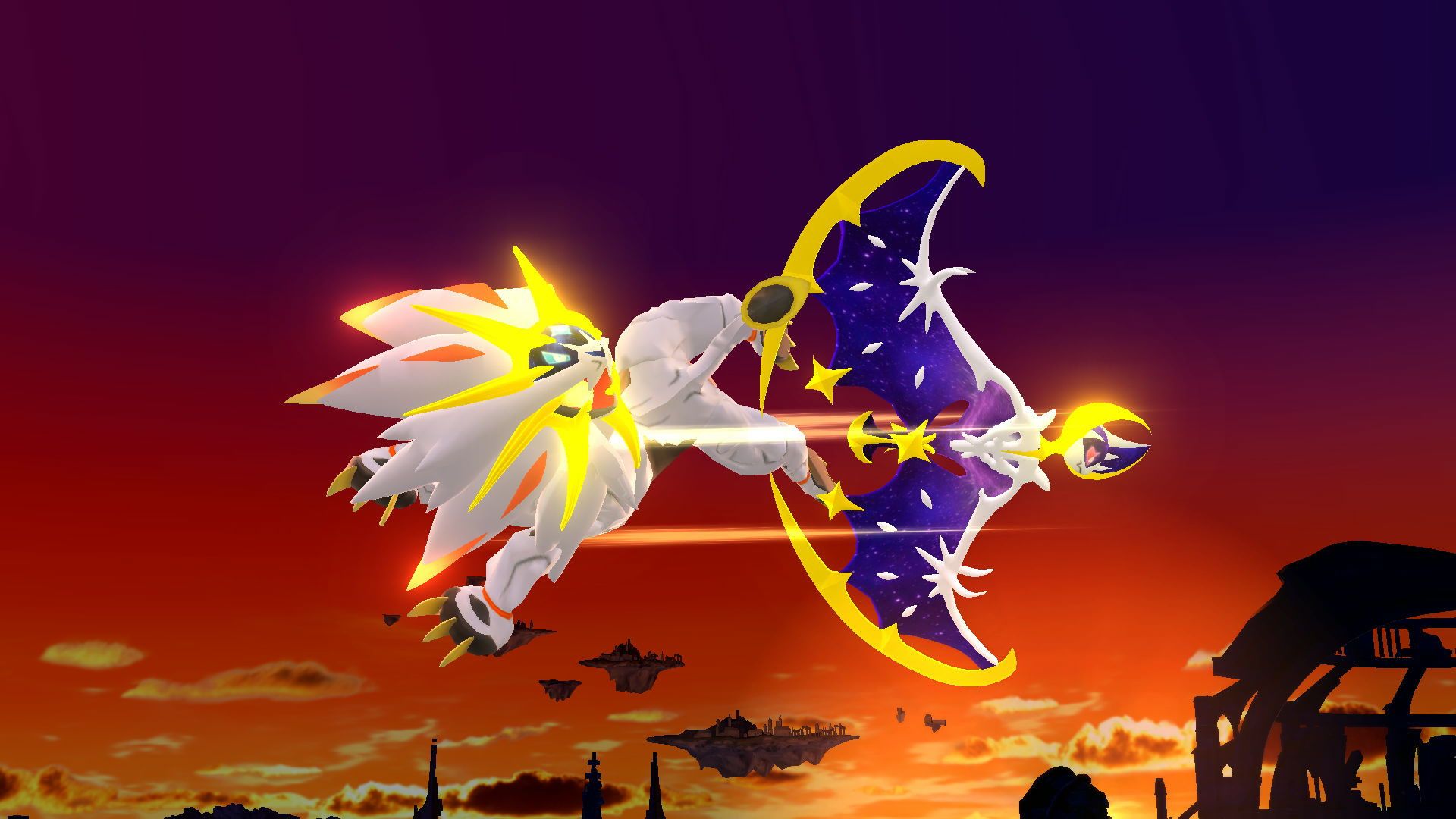 Lunaala & Solgaleo Custom Model Import (Completed) Super Smash