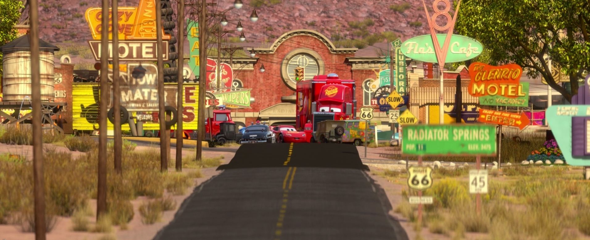 Radiator Springs by MagicalCrystal on DeviantArt