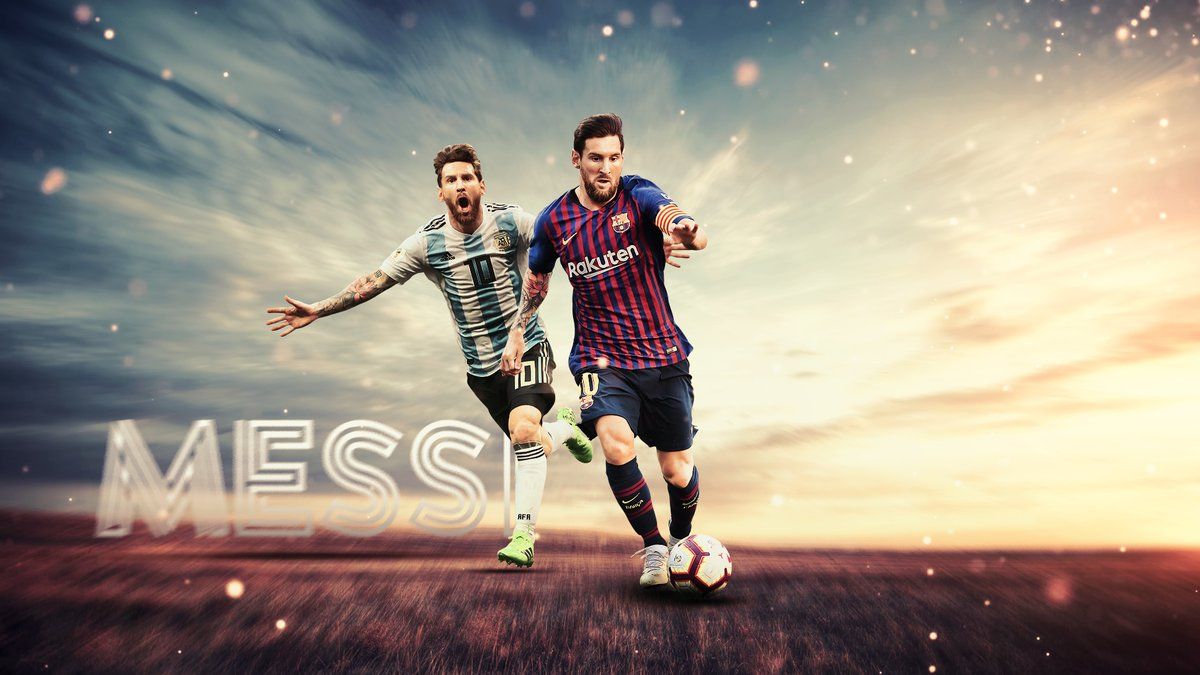 Barça Universal Messi desktop wallpaper