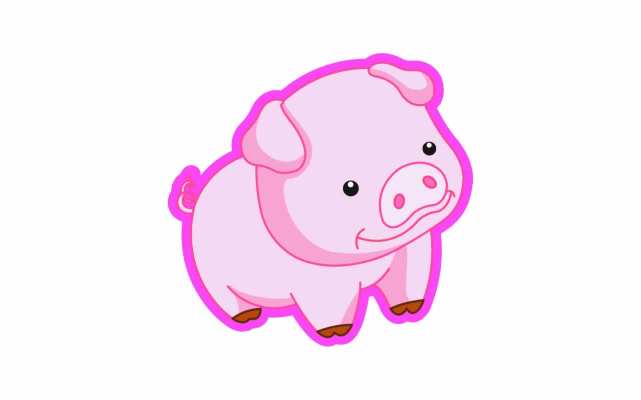 Free Pig Cartoon, Download Free