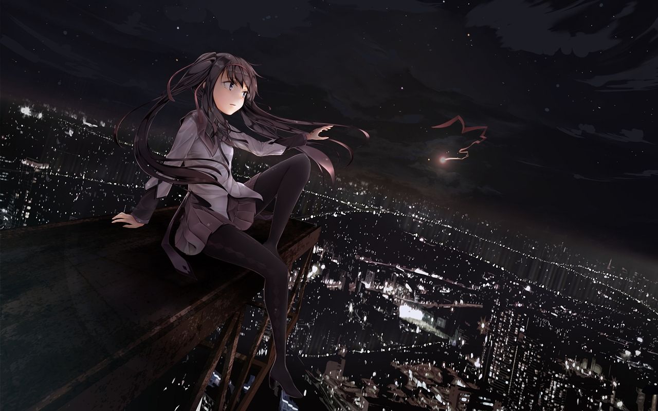 Girl - Dark Anime Wallpaper Download