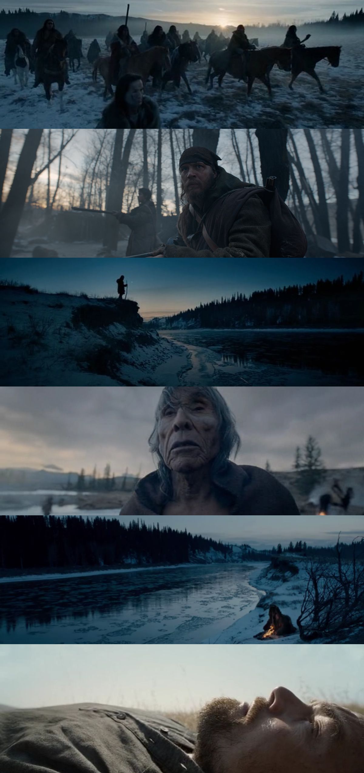 O regresso (Alejandro González Iñárritu). Fotografía de cine