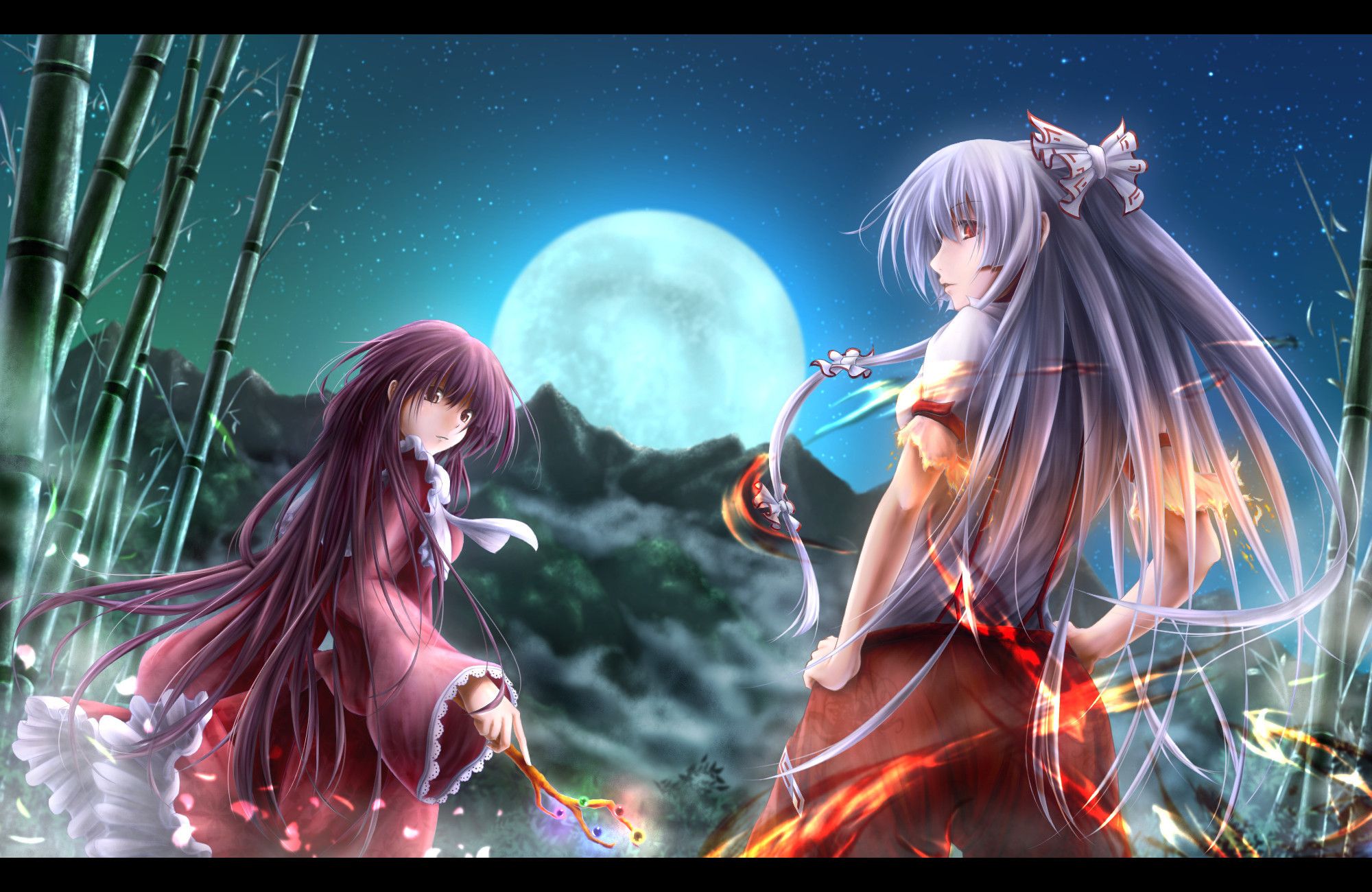 Touhou wallpaper; all are in good taste, most are epic. If
