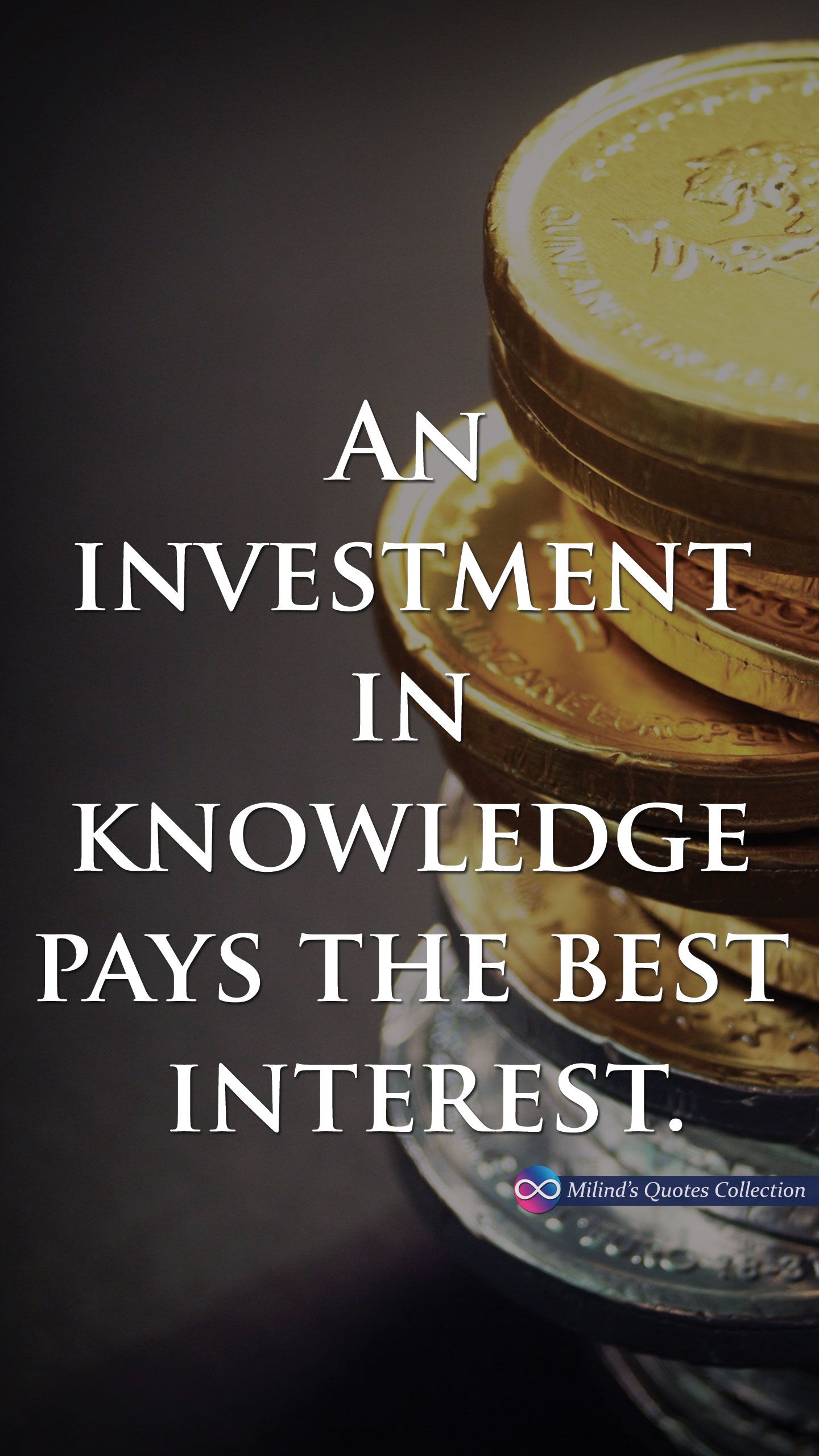 An #investment in #knowledge pays the #best #interest