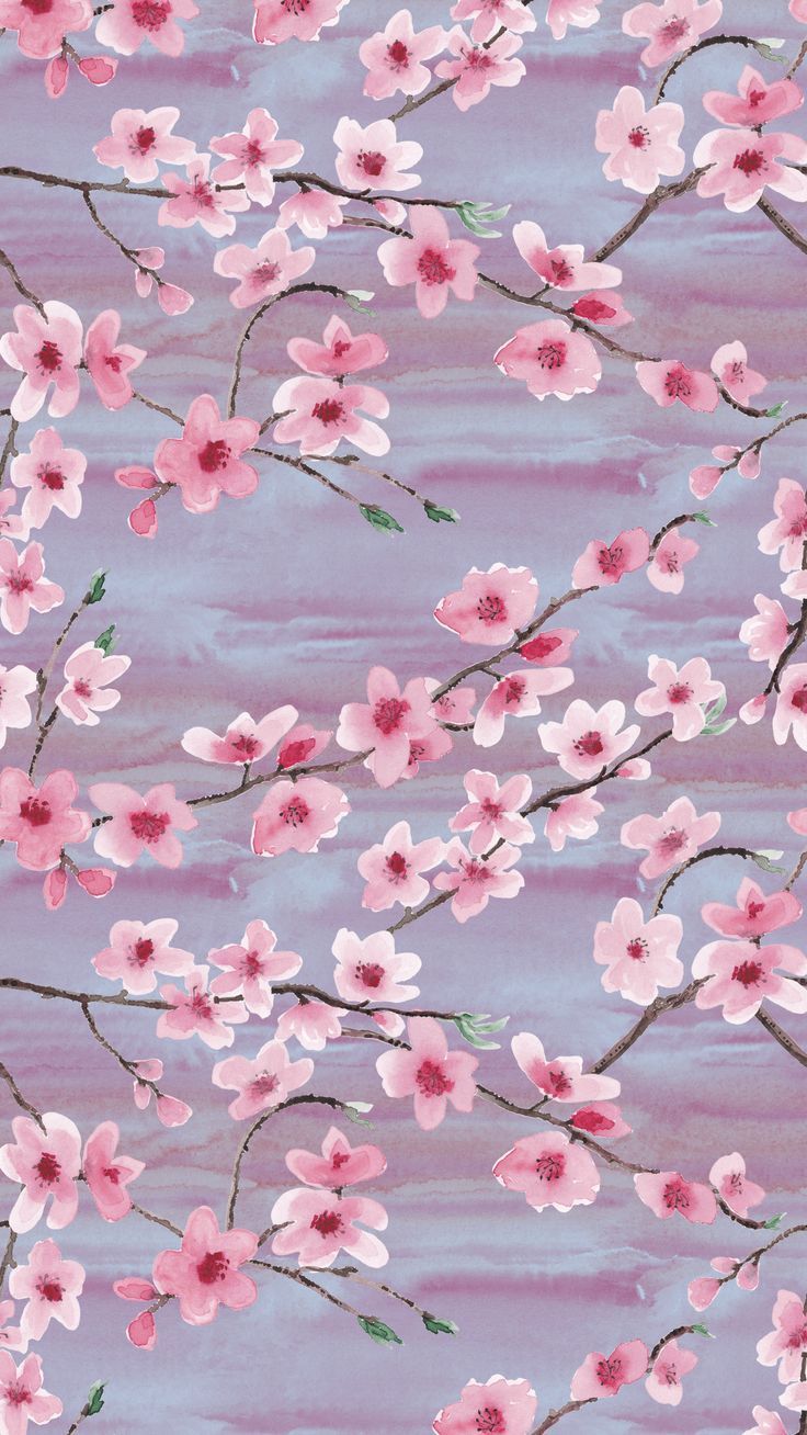 Cherry blossom smart phone wallpaper nights - #Blossom #Cherry #nights #Paint #Phon. Cherry blossom wallpaper, Spring wallpaper, Floral wallpaper iphone