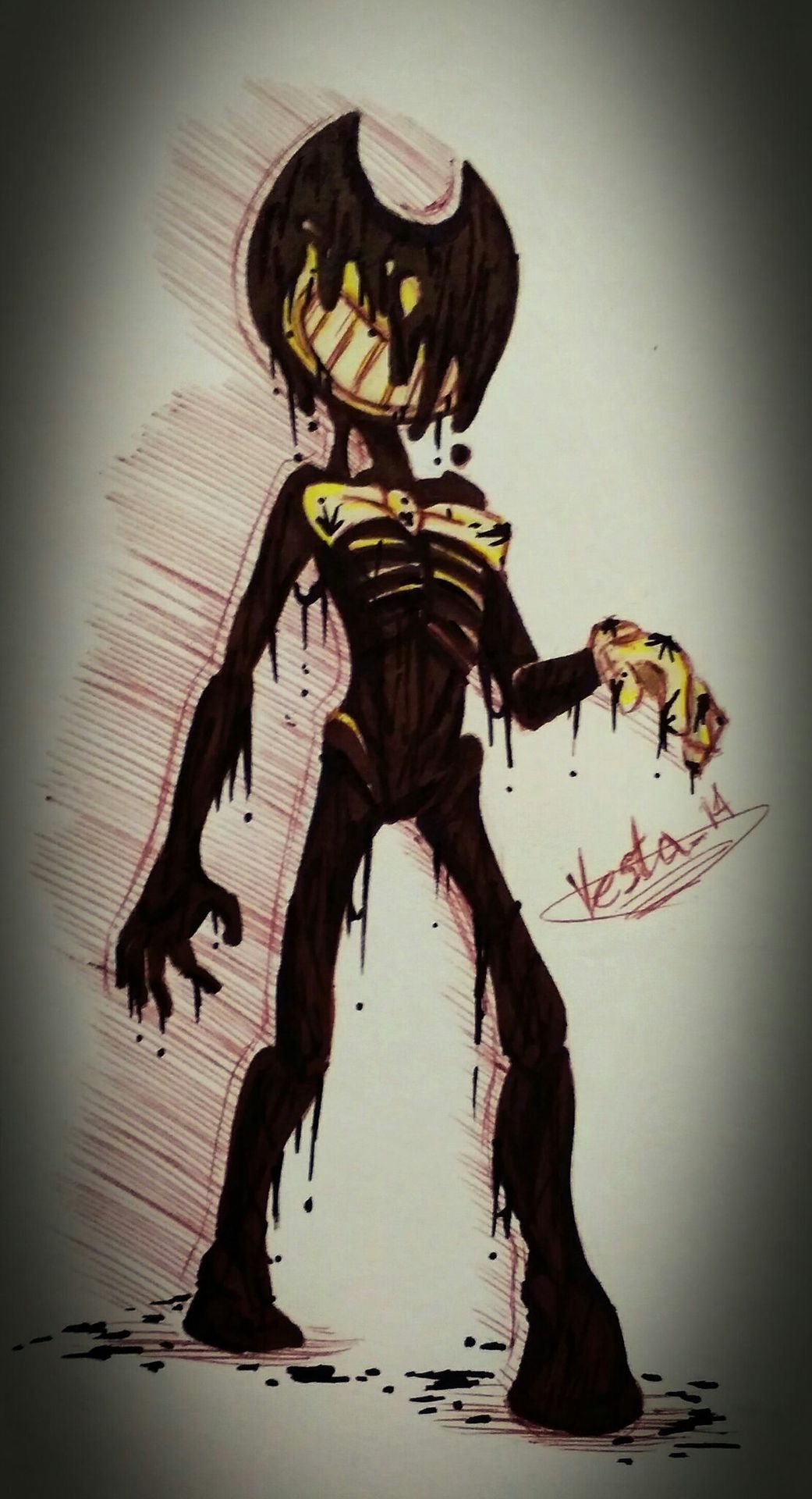 Ink Bendy. •images•.. Bendy and the ink machine, Ink, Demon art