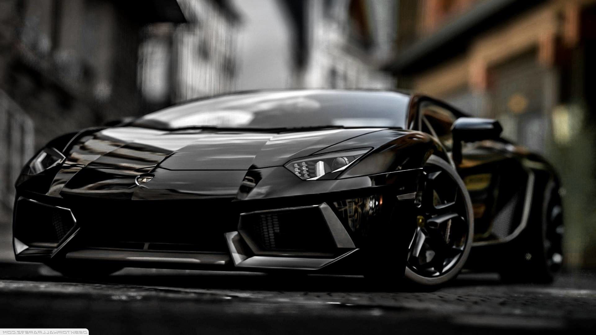 Lamborghini Aventador Hd Wallpapers 1080p Black