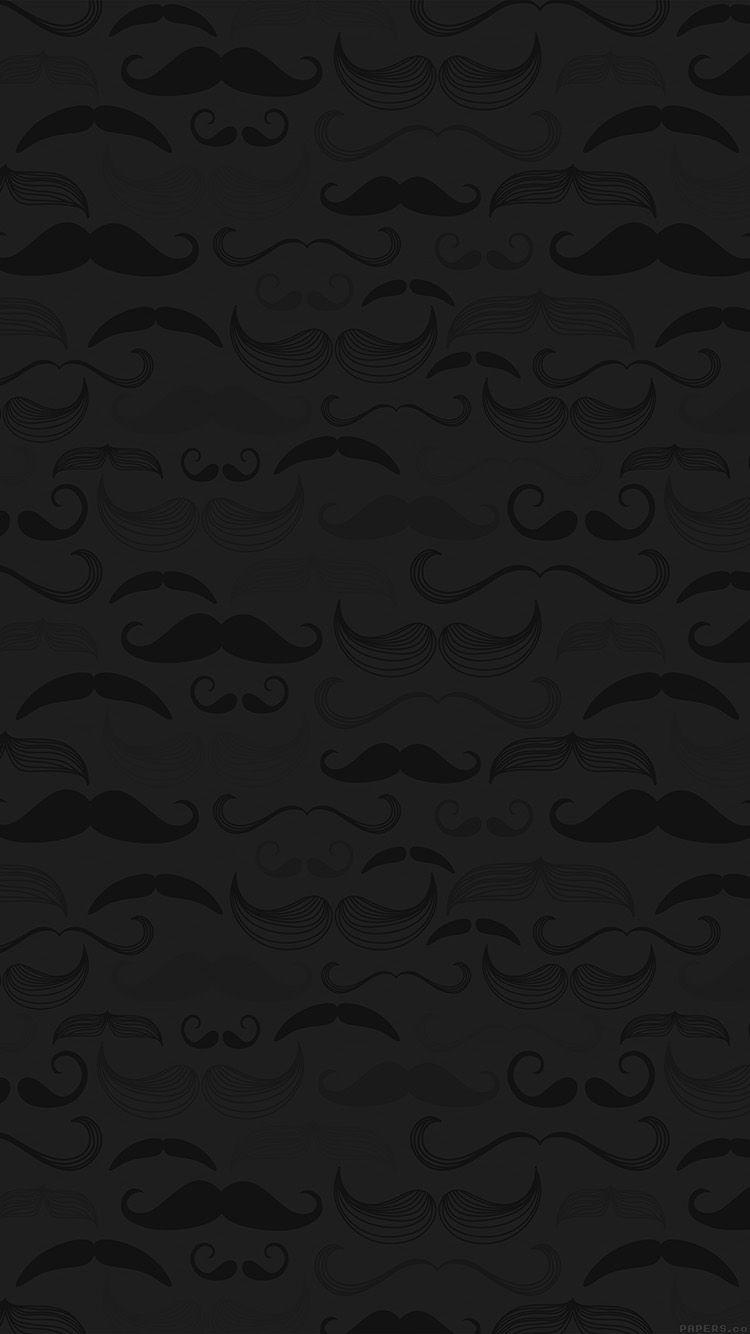 iPhone wallpaper. hipster moustache cute patterns
