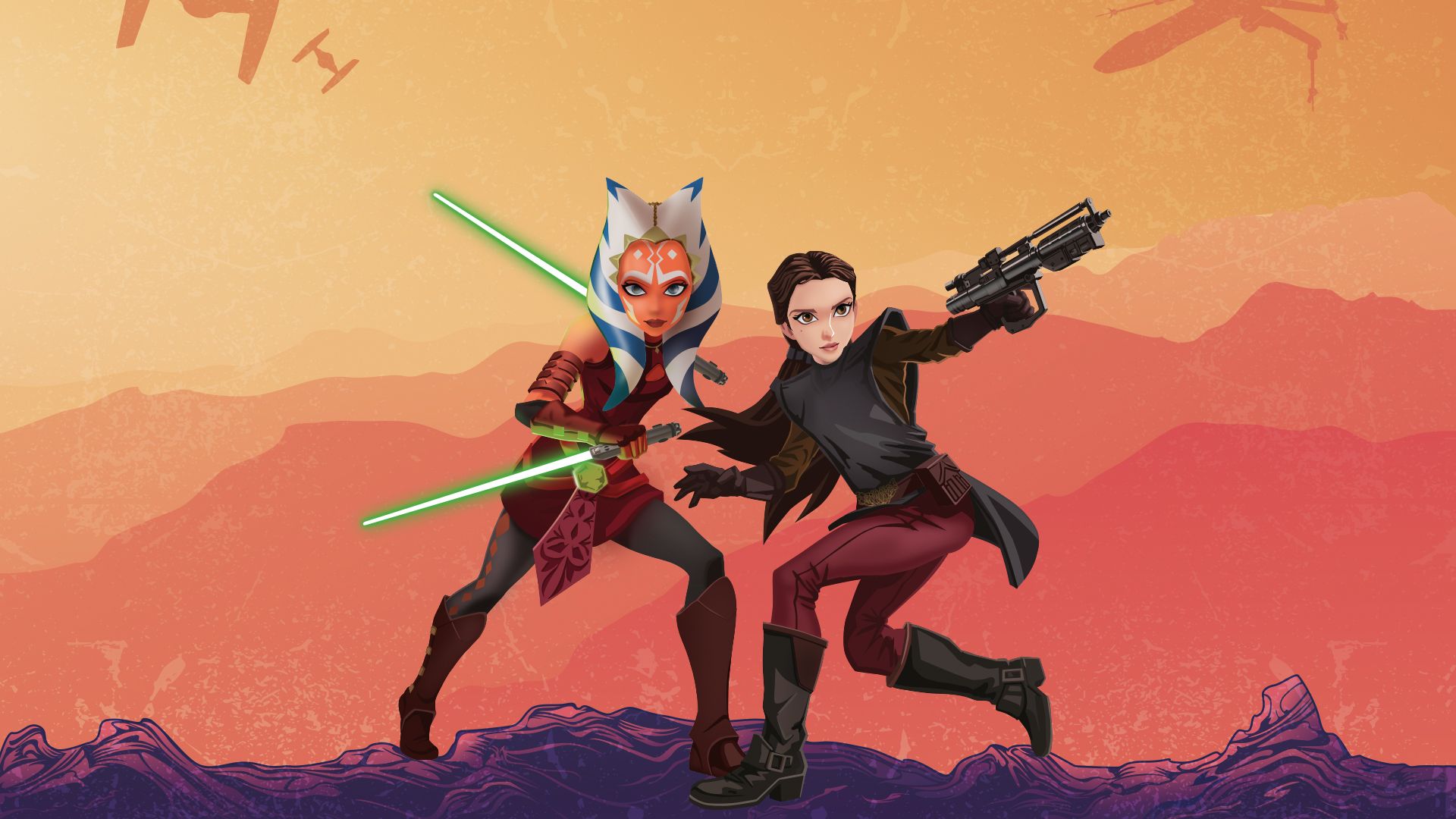 Star Wars: Forces of Destiny desktop wallpaper