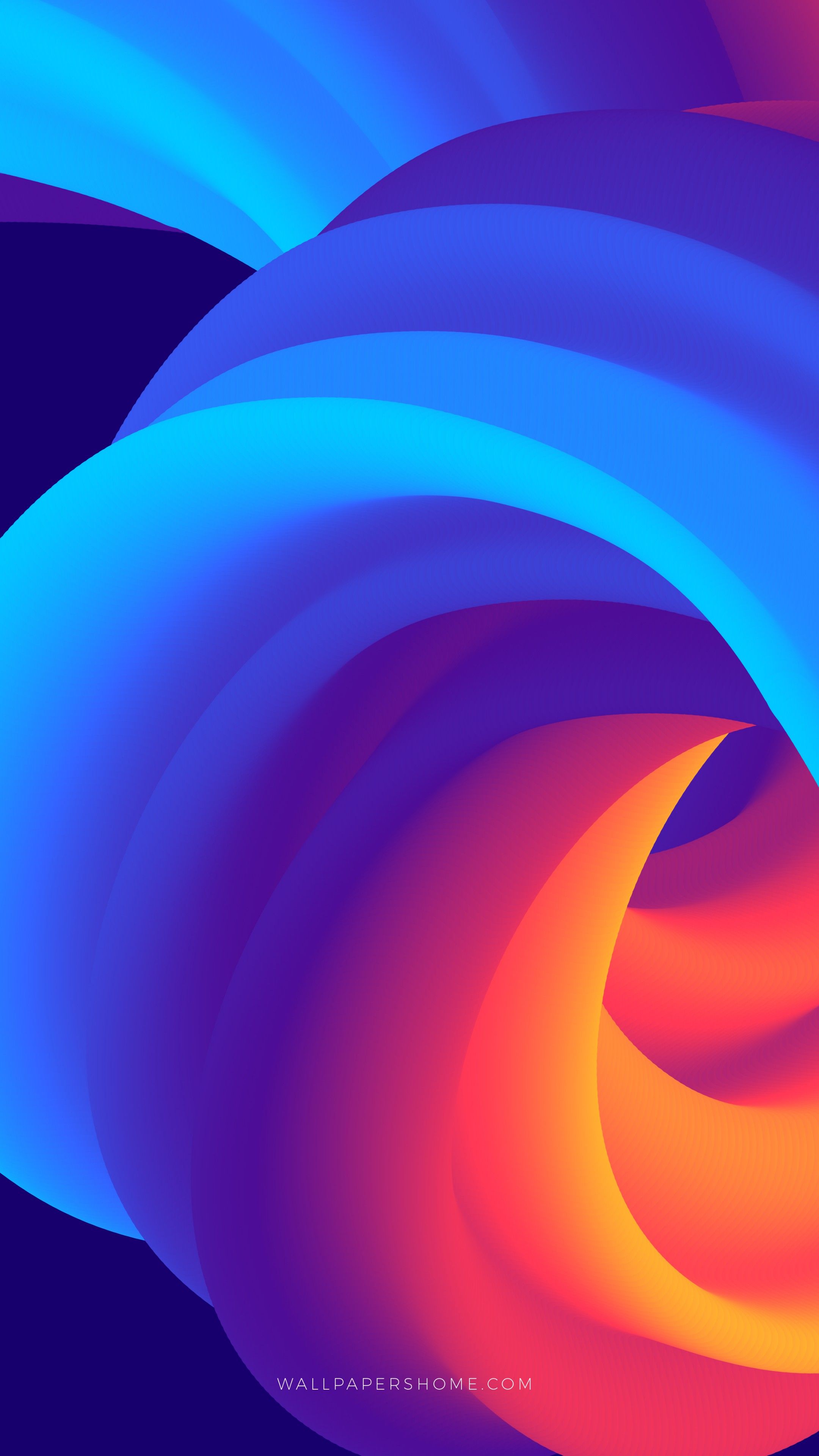 Wallpaper abstract, 3D, colorful, 8k, OS