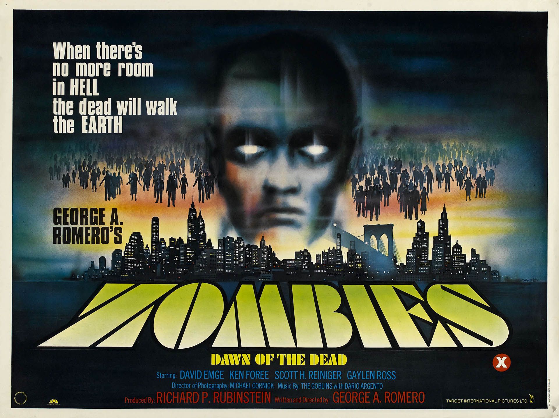 Zombies Dawn Of The Dead B Movie Posters