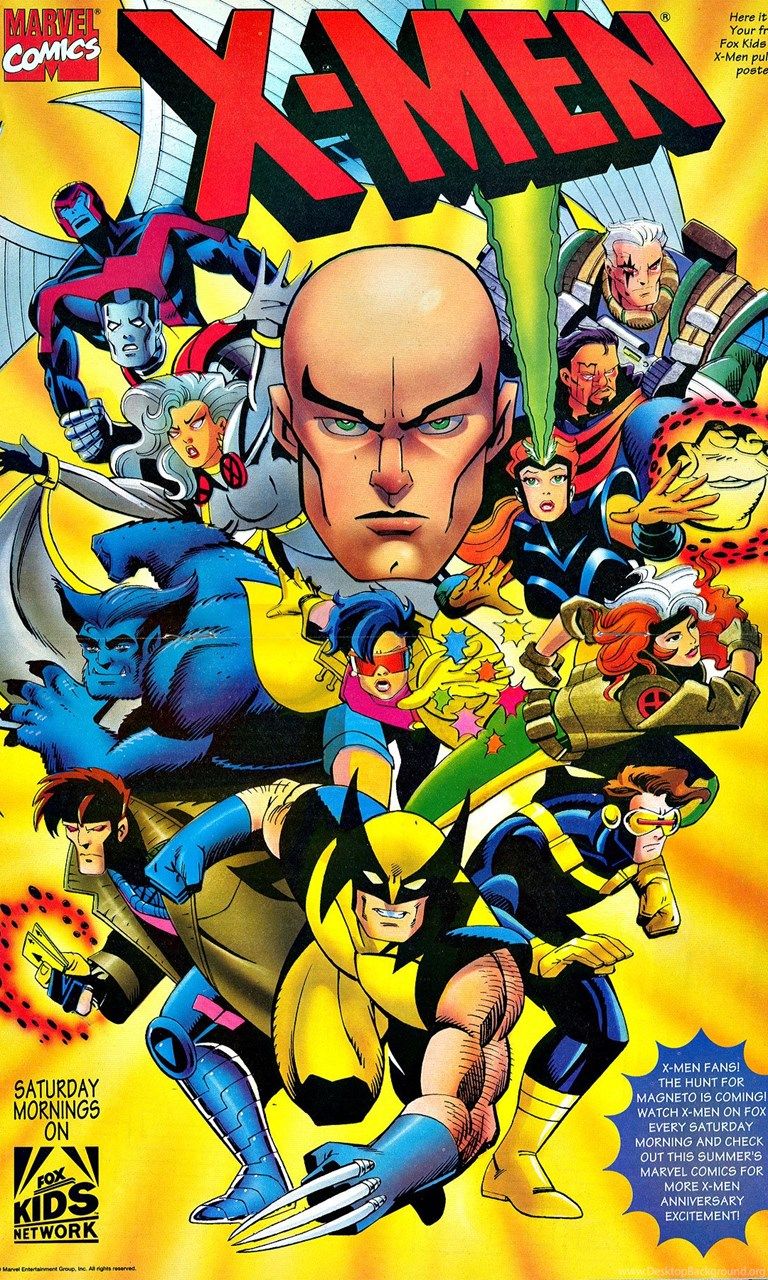 X-Men Cartoon Wallpapers - Wallpaper Cave
