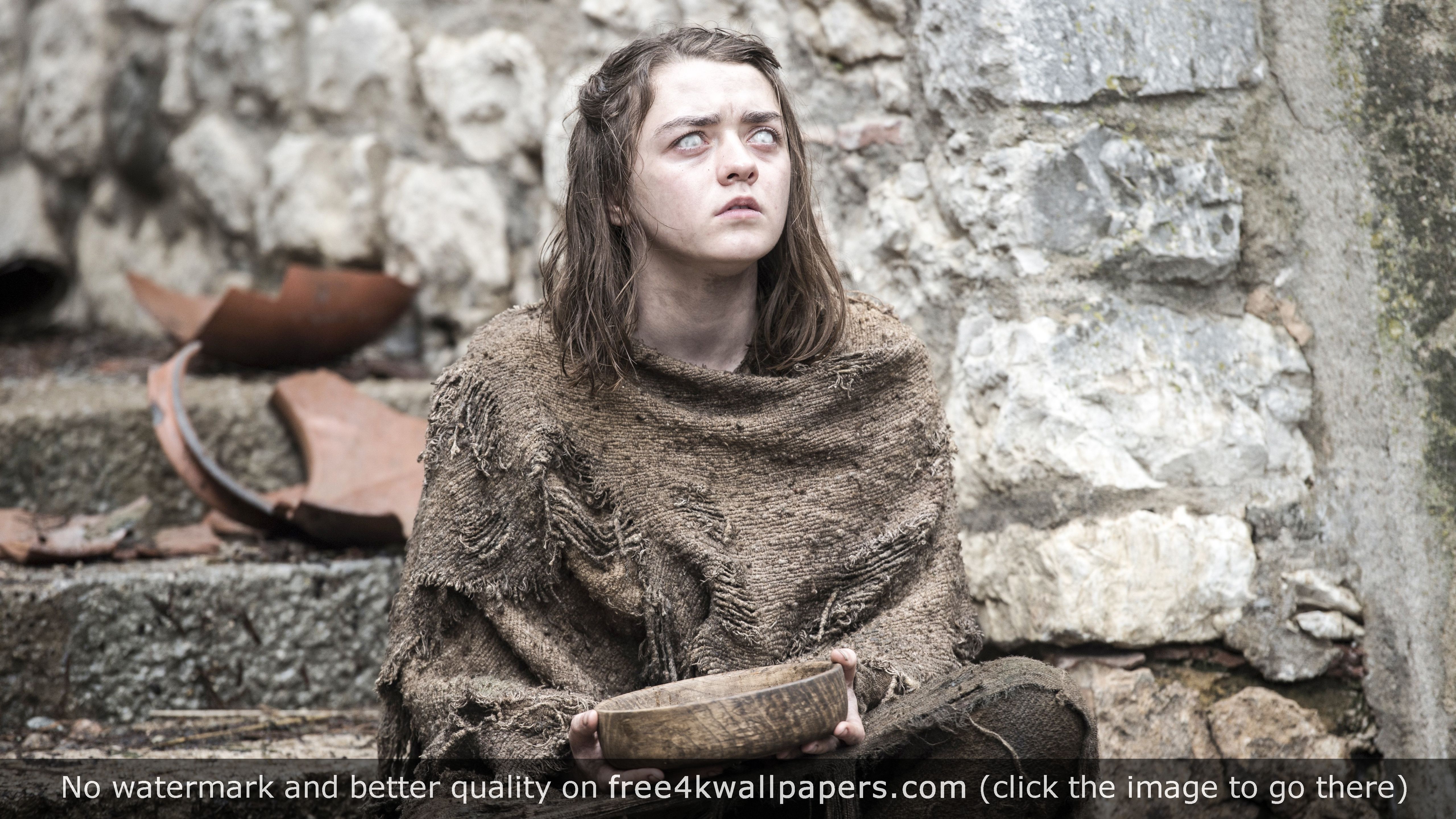 Arya Stark Game of Thrones Season 6 wallpaper