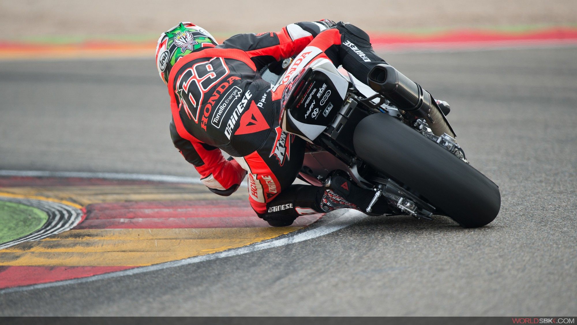 Nicky Hayden Honda Ten Kate Test 2015 Wallpaper