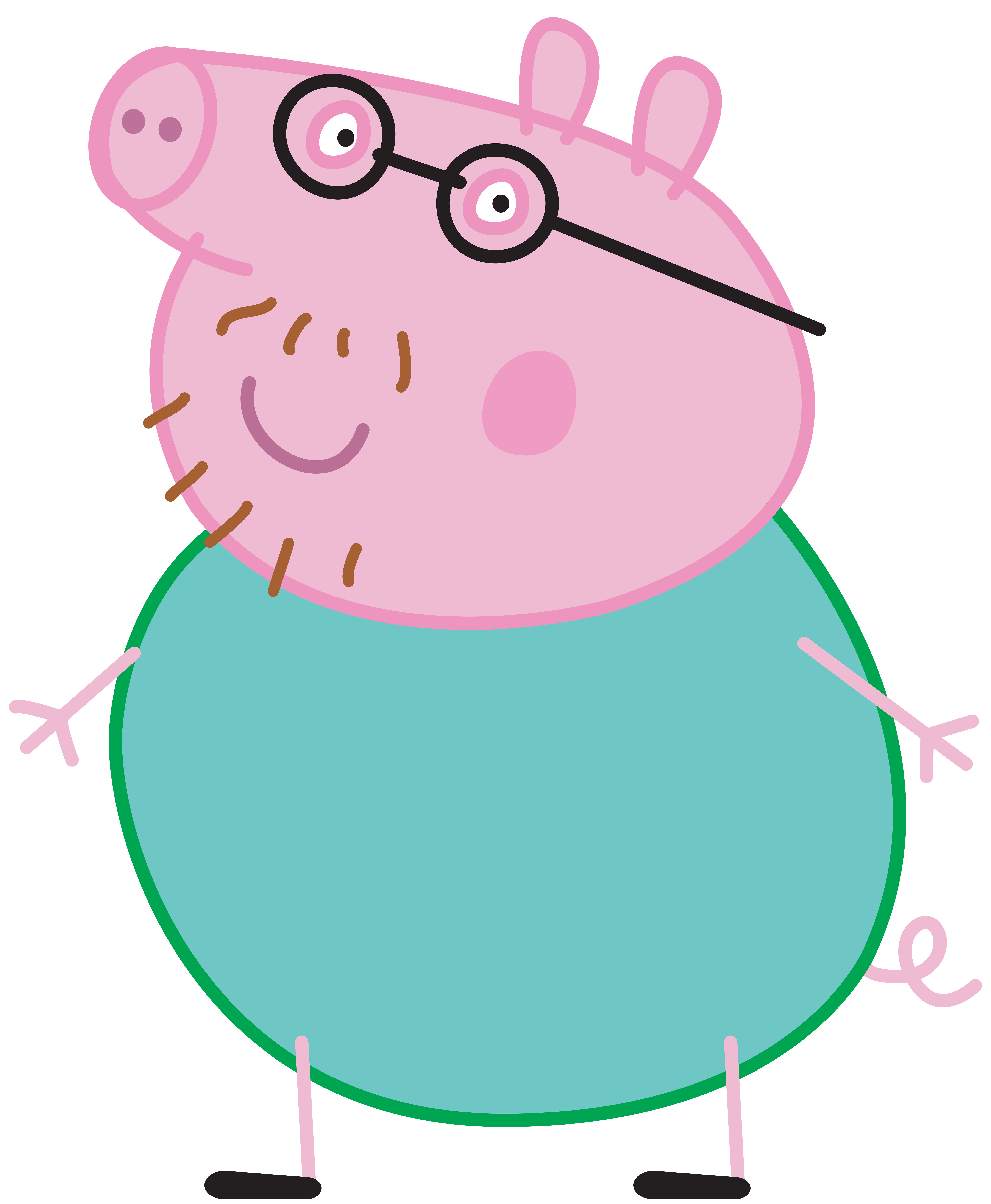 Daddy Pig Peppa Pig Transparent PNG Image Quality Image And Transparent PNG Free Clipart