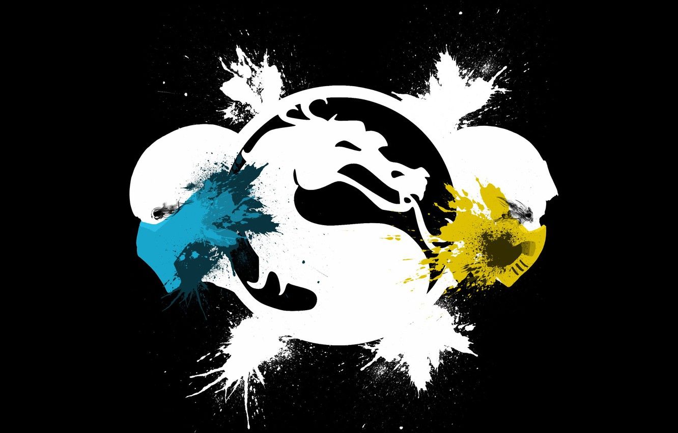 Wallpaper Dragon, Logo, Scorpion, Sub Zero, Mortal Kombat X Image