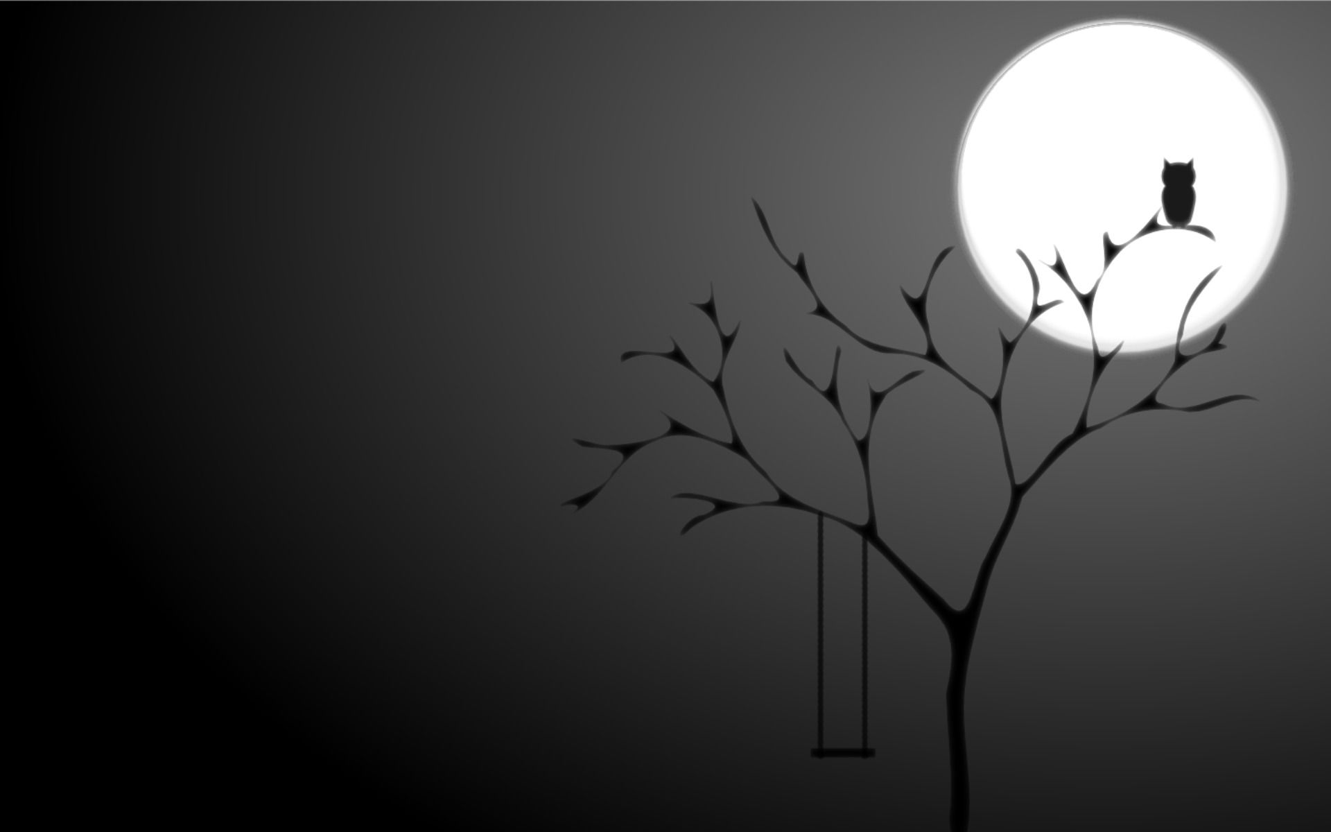 Black And White Moon 13 Wide Wallpaper.com