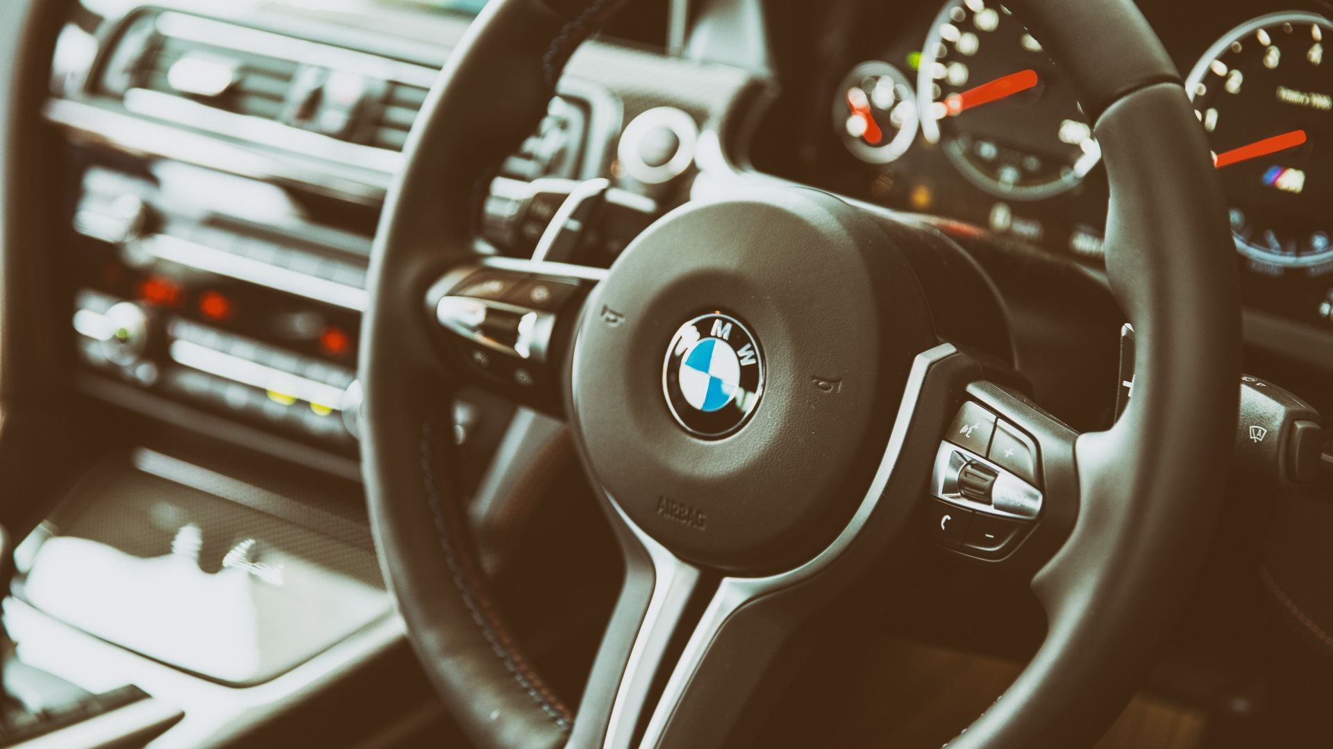 Wallpaper bmw, m6, steering wheel, interior. Bmw