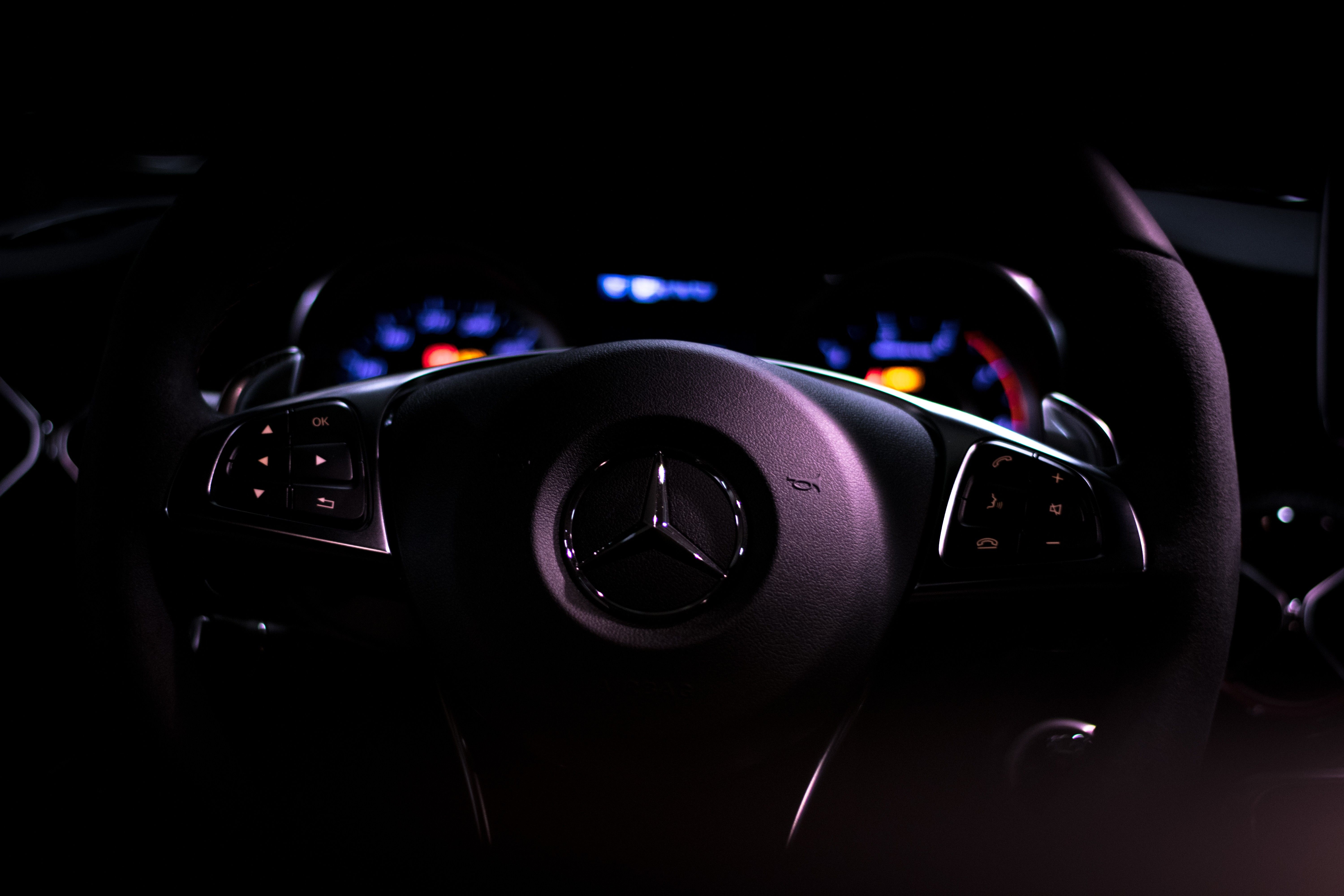 Mercedes Car Steering Full HD, HD Cars, 4k Wallpaper, Image, Background, Photo and Picture