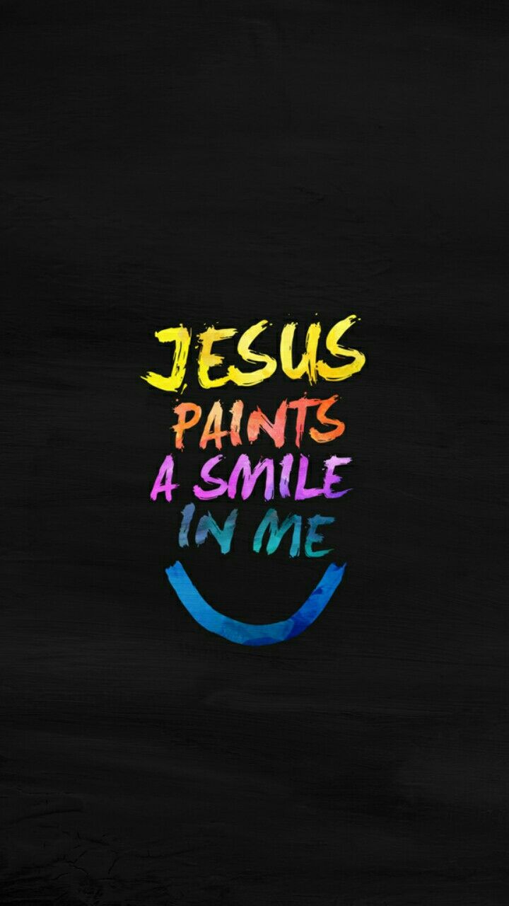 Free download Paints A Smile Quote Mobile Wallpaper Phone