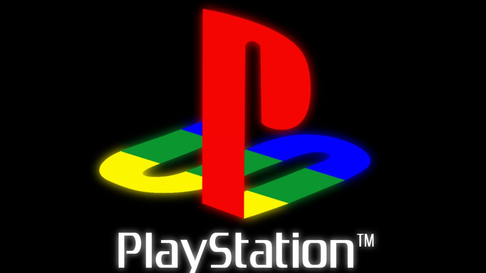 Free download PlayStation logos black background HD wallpaper HD