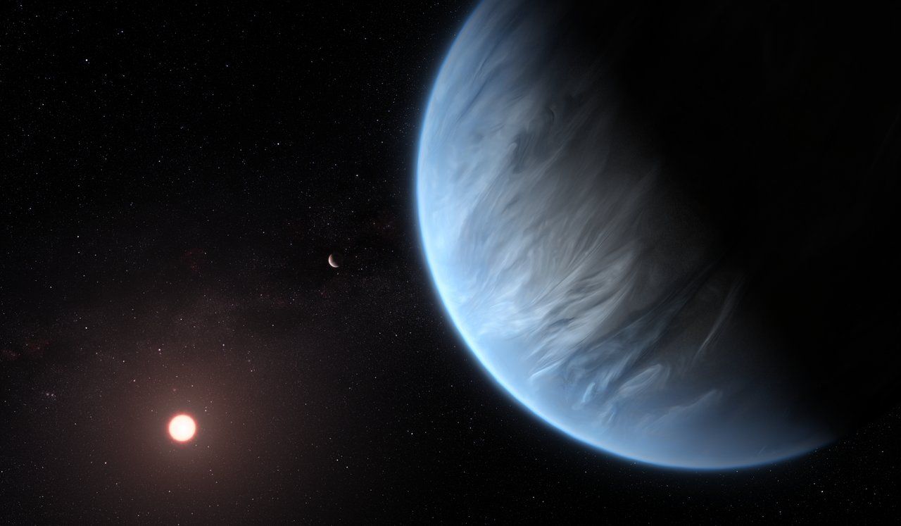 Exoplanet K2 18b (Artist's Impression)