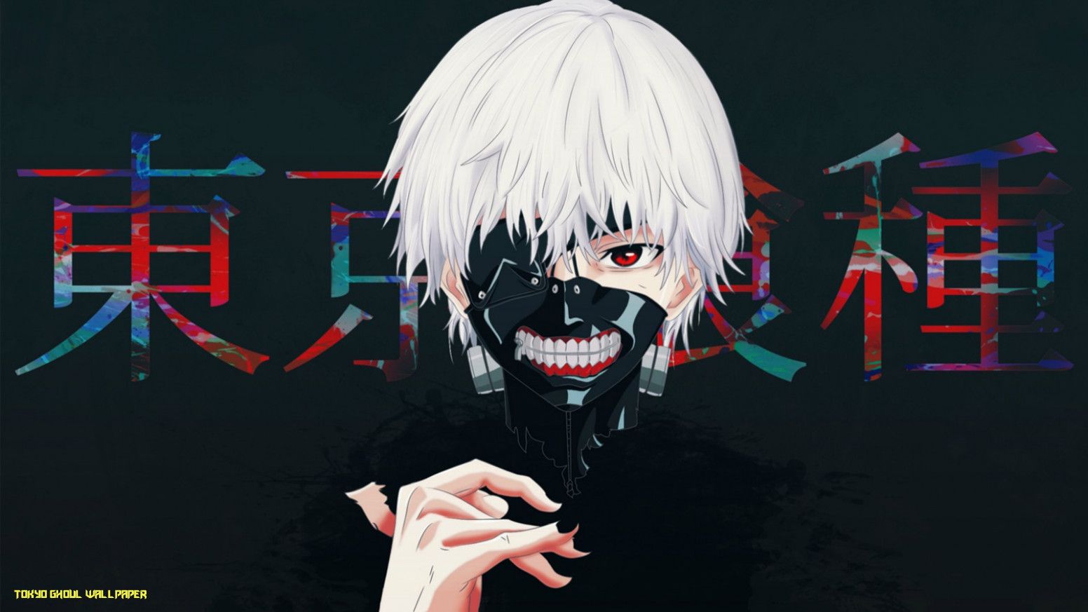 Wallpaper Tokyo Ghoul, white hair boy, anime 18×18 HD Picture