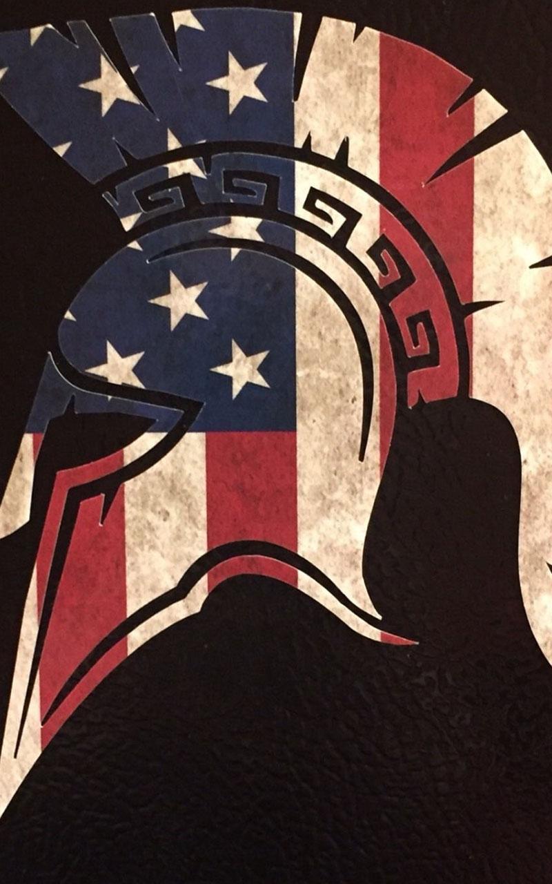 Spartan American Flag Phone Wallpapers - Wallpaper Cave