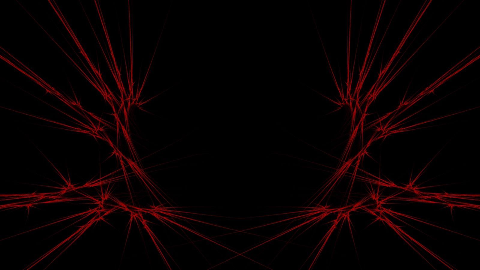Download wallpaper 1600x900 red, black, abstract widescreen 16:9