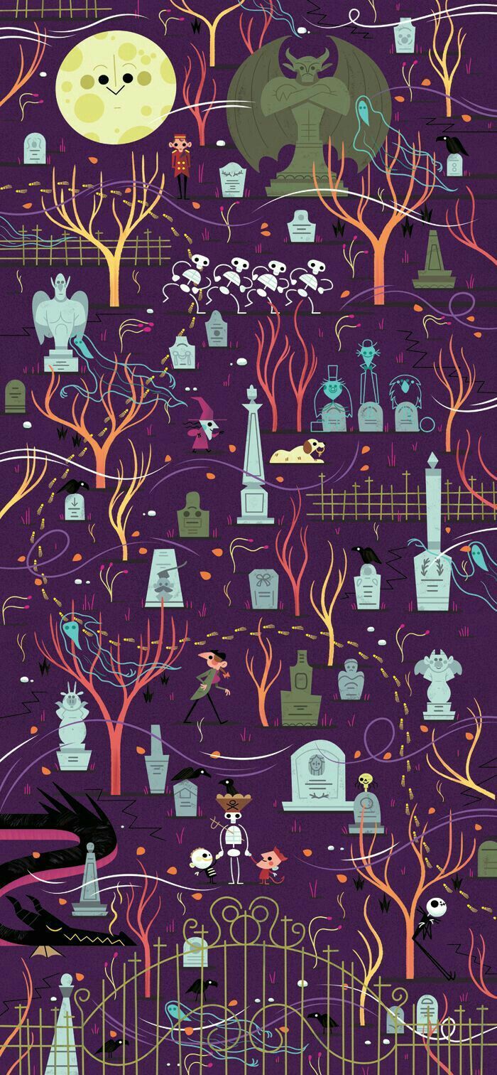Haunted Mansion Halloween locks screen backgrounds wallpapers for