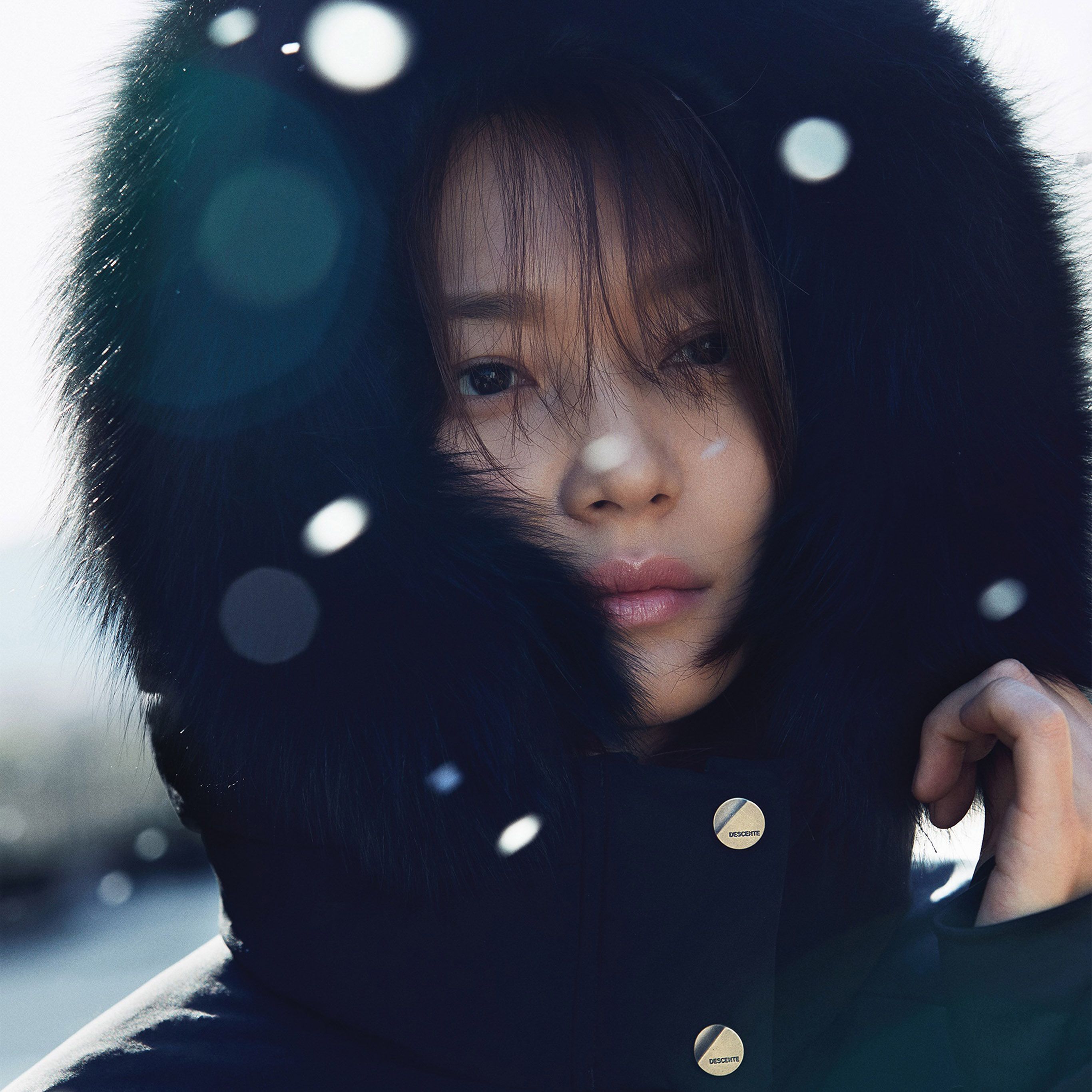 Shin Mina Kpop Winter Snow Celebrity Wallpaper