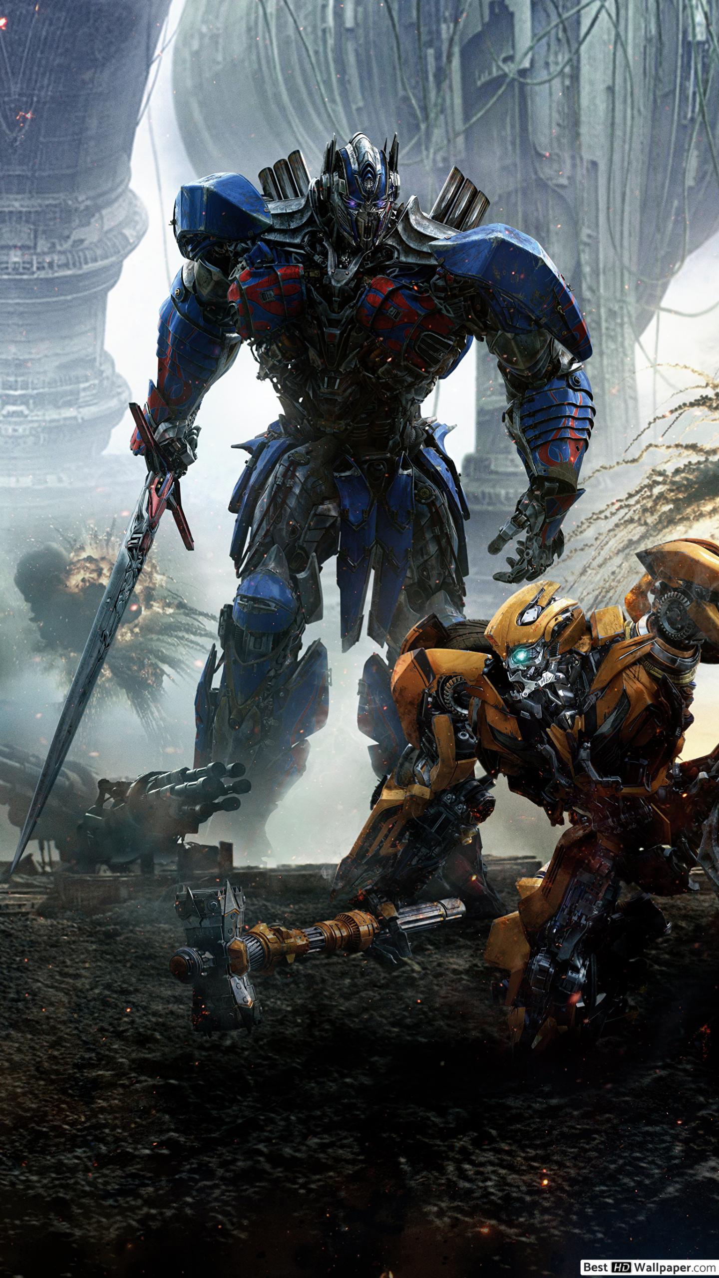 Transformers: The Last Knight Prime and Bumblebee HD wallpaper download