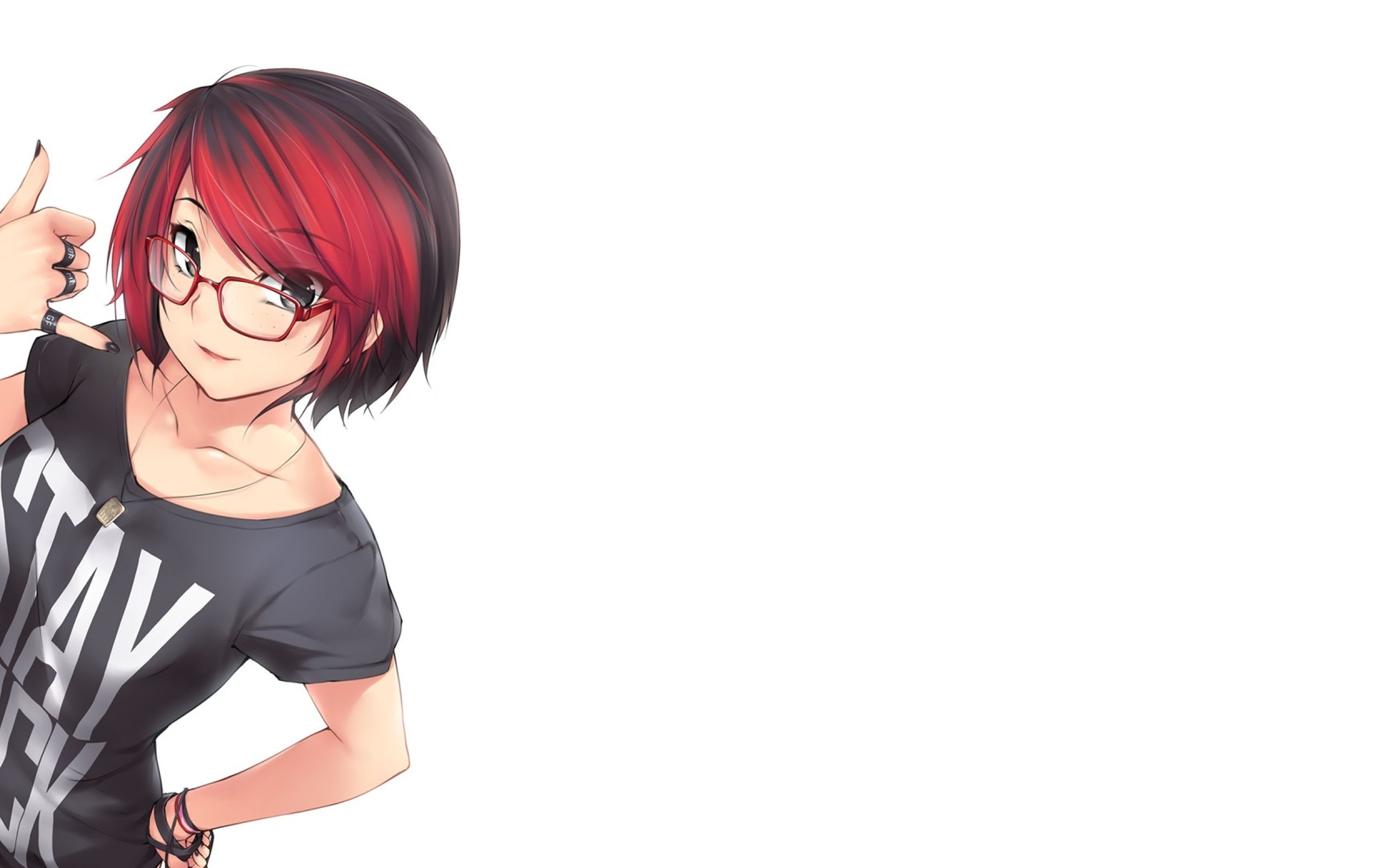 girl, anime, teenager 2560x1600 Resolution Wallpaper, HD