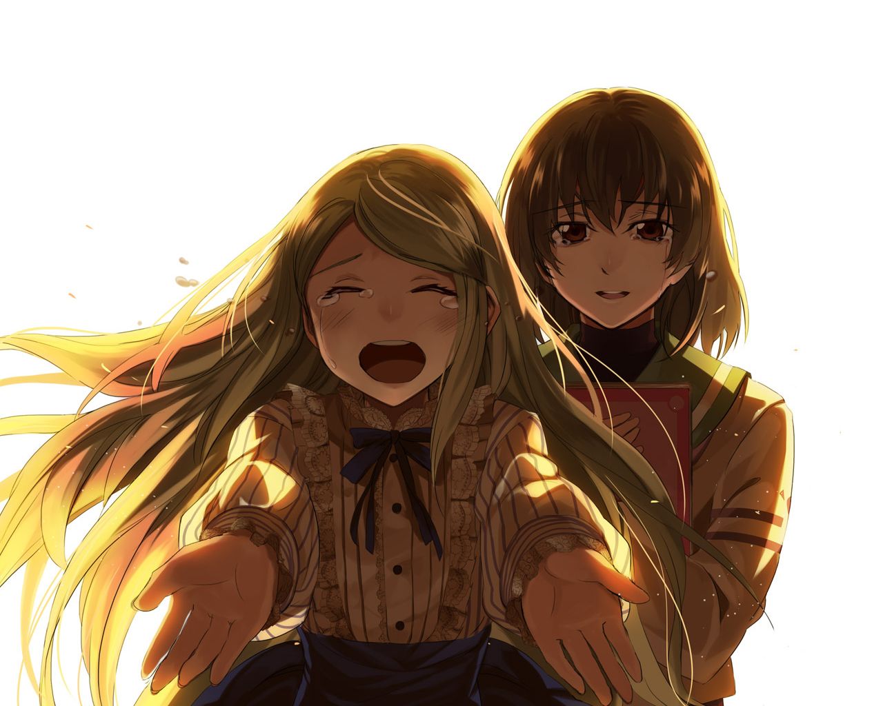 Wallpaper Mawaru Penguin Drum guy Girls Anime