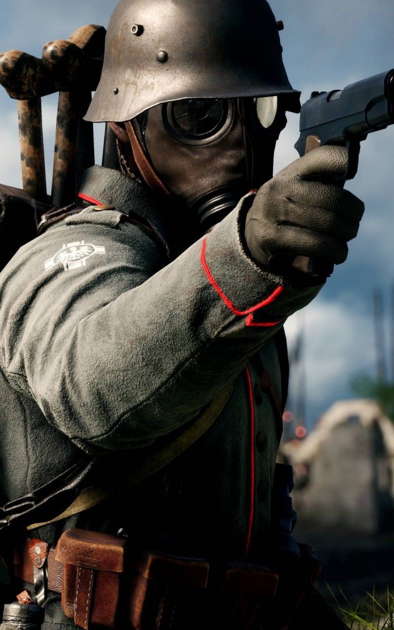 Smoke Masked Player with gun PlayerUnknowns Battlegrounds PUBG HD