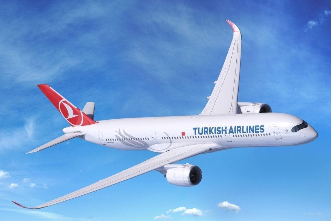 Turkish Airline's First Airbus A350 Has Been Spotted In Toulouse