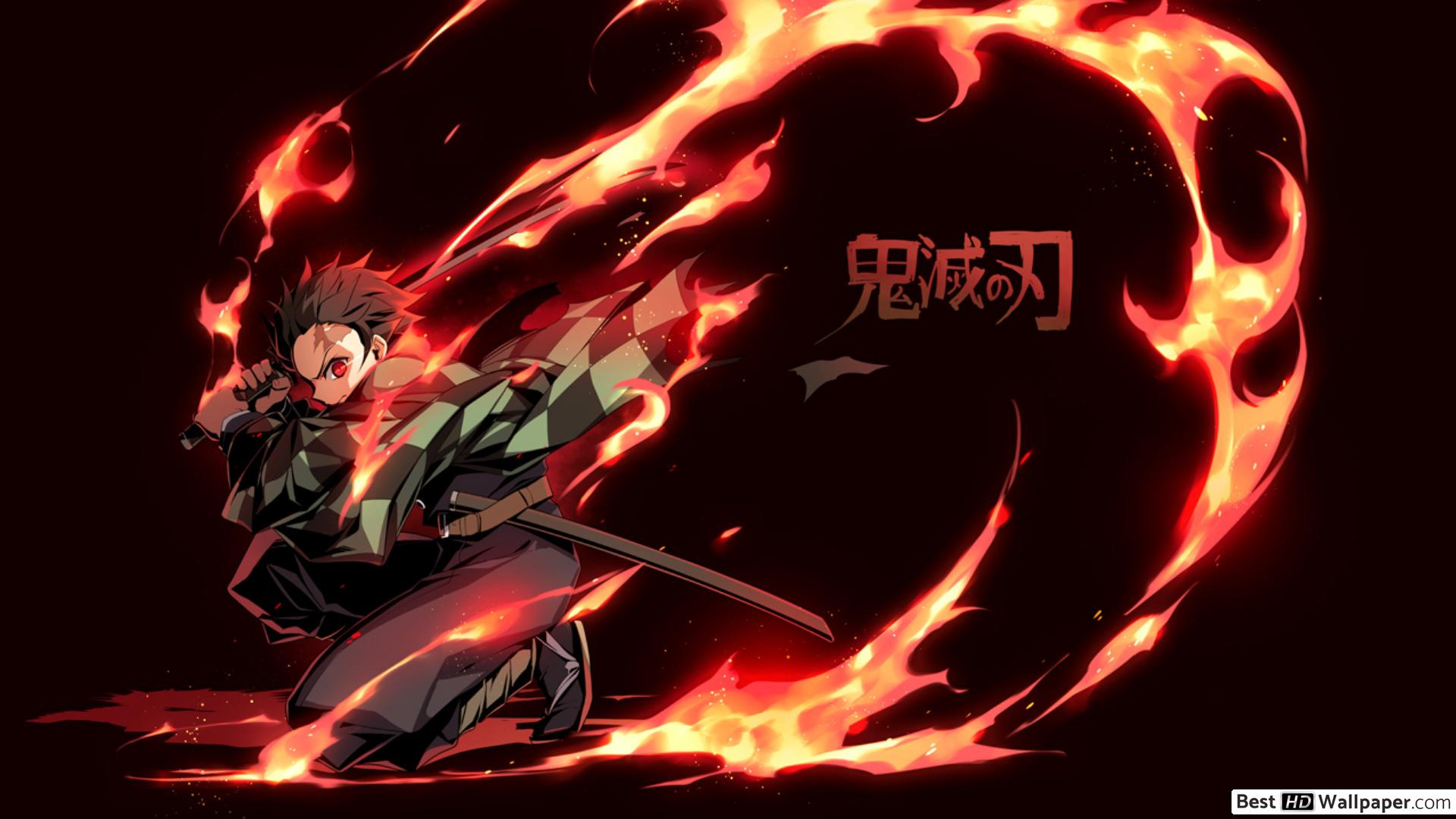 Demon Slayer, Kimetsu No Yaiba Tanjirou HD wallpaper download