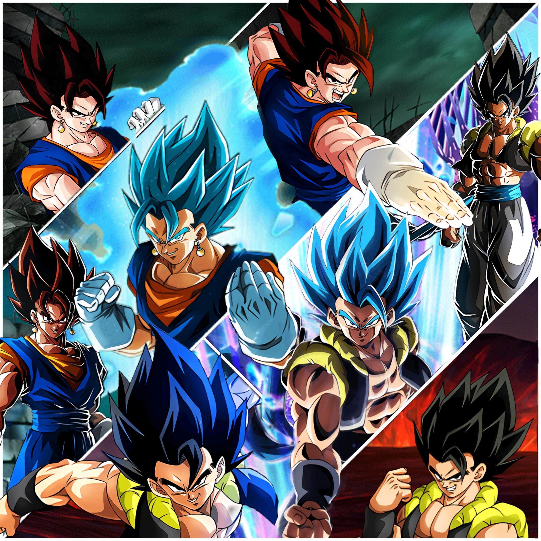 Gogeta and Vegito Wallpaper Free Gogeta and Vegito Background