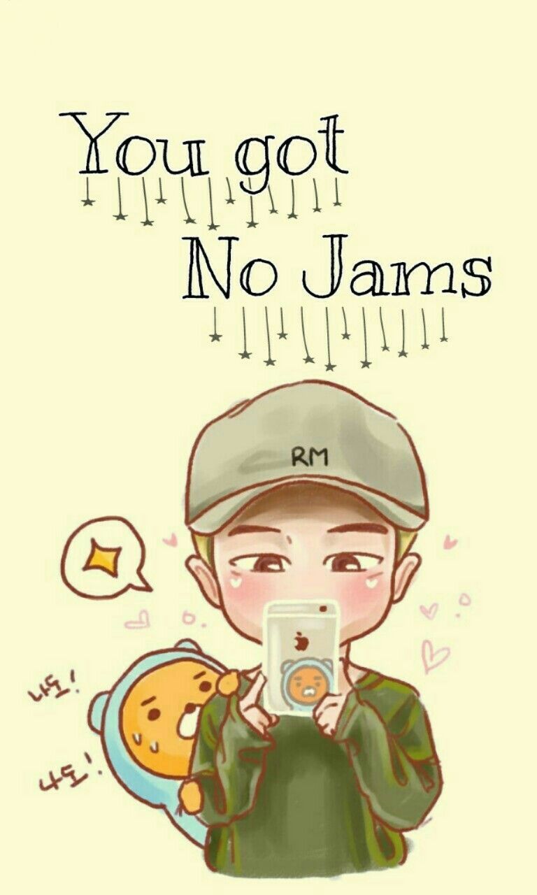 ○ Cute fan art wallpaper ➡ You got no jams (RM)