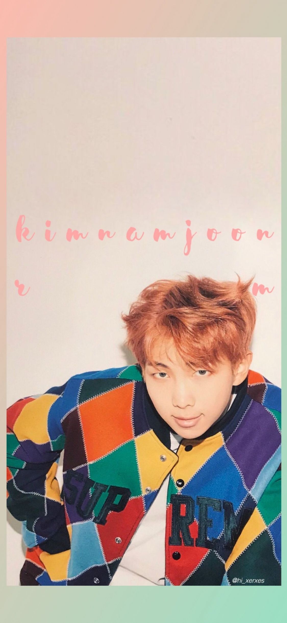 Free download KIMNAMJOON BTS WALLPAPER RM BANGTAN Rapmon Bts