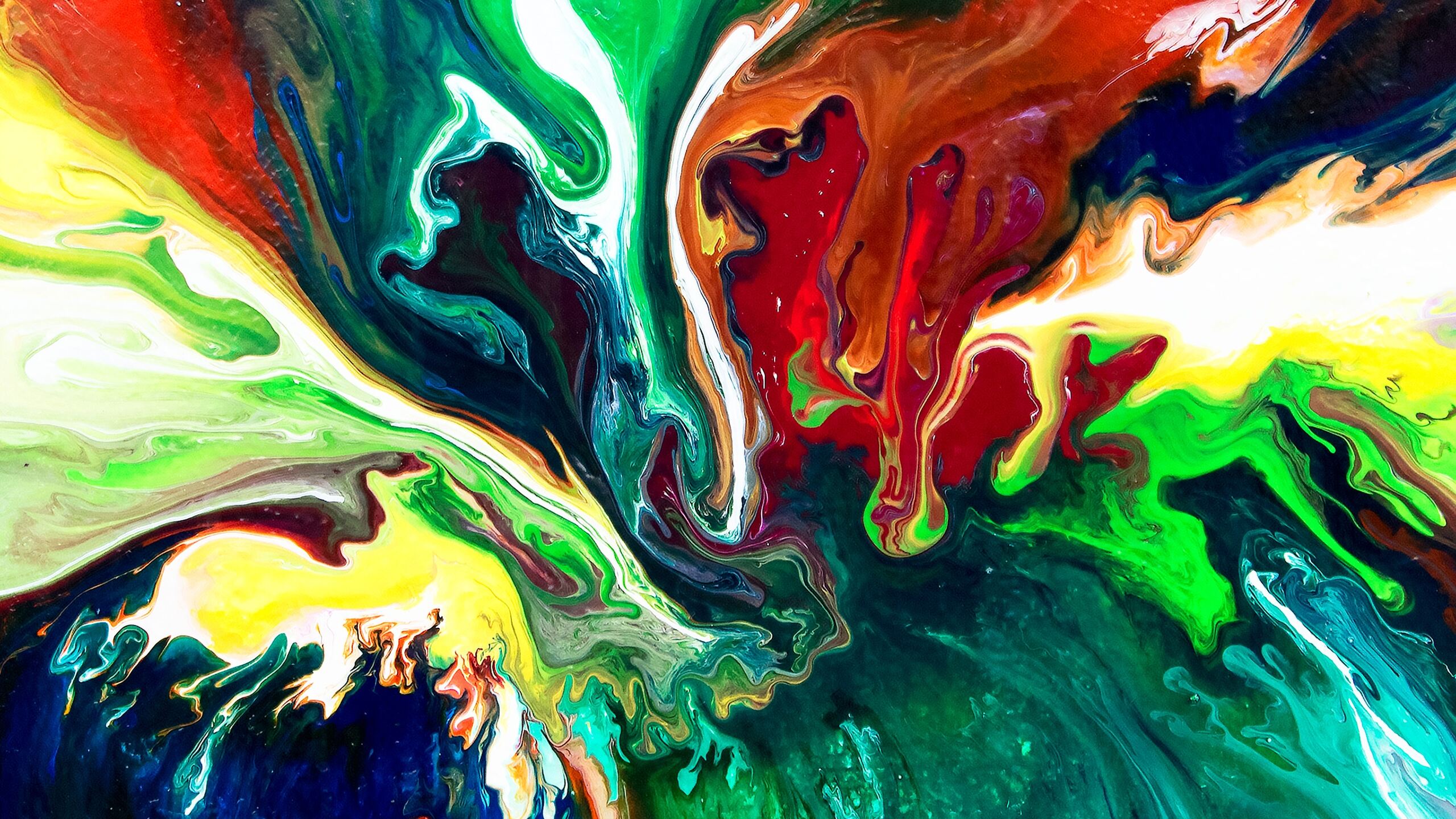 Abstract Paint Swirl 1440P Resolution HD 4k Wallpaper, Image, Background, Photo and Picture