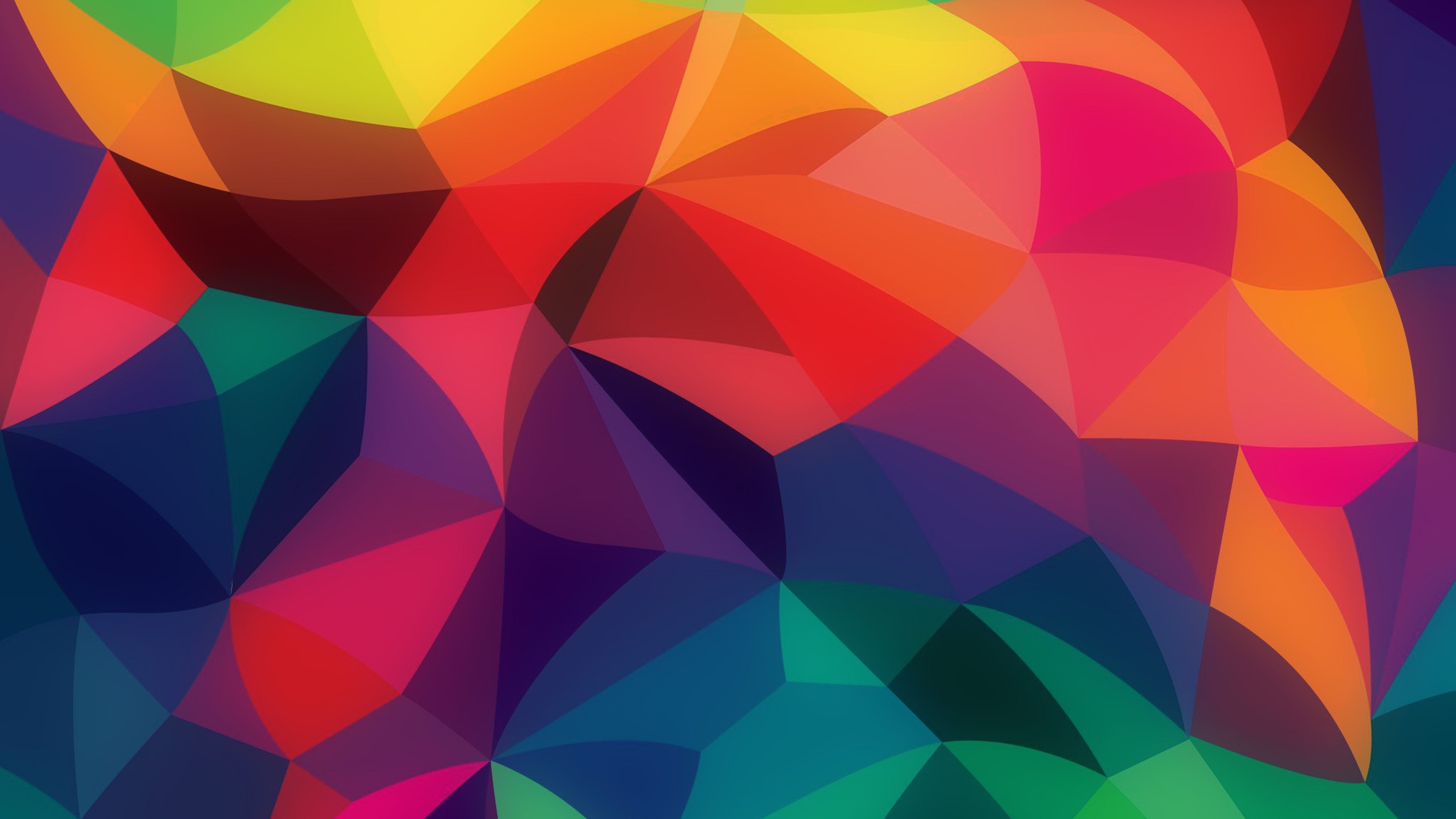 Rainbow Abstract Colors Pastel Dark Pattern Wallpaper