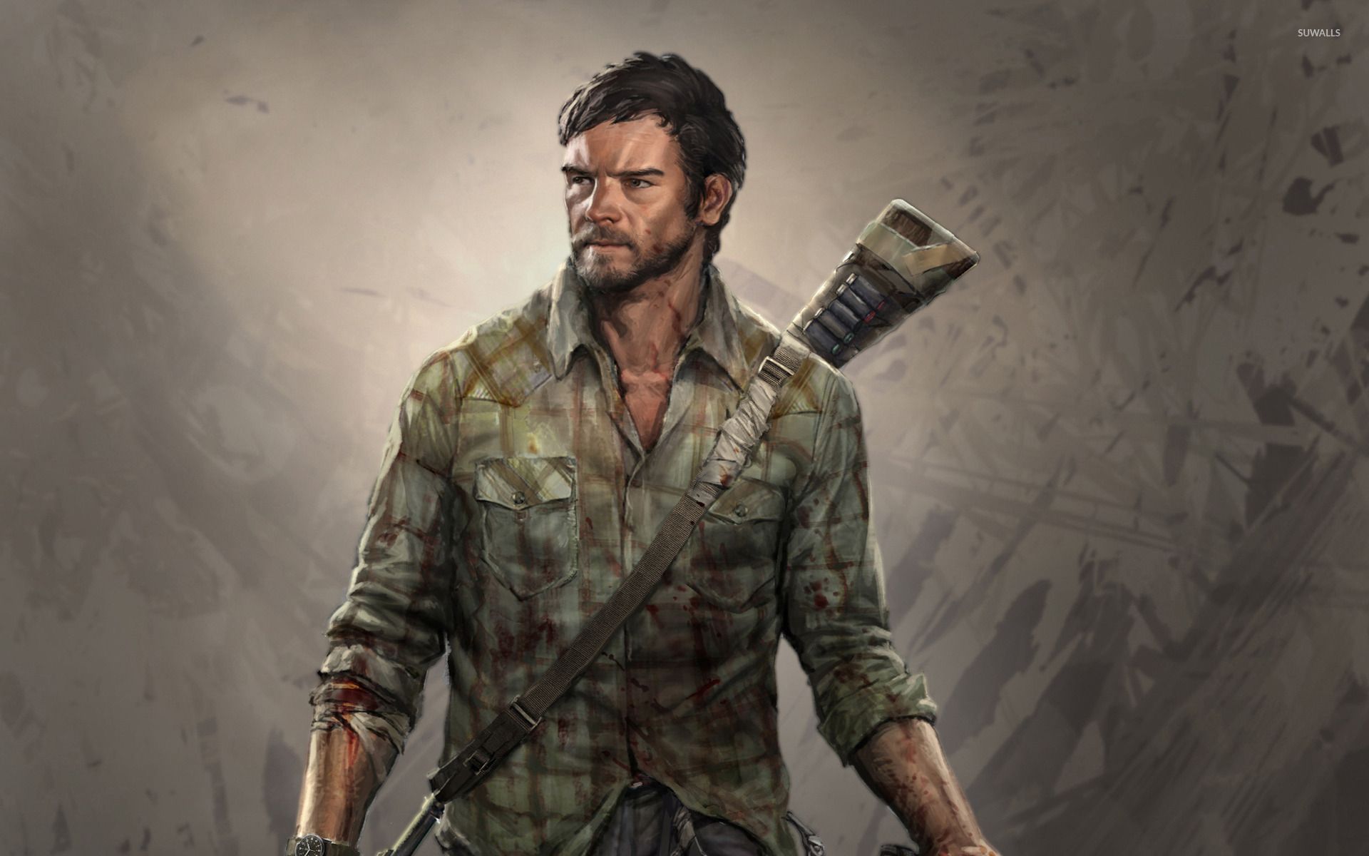 Last of Us Joel in City Wallpaper - Last of Us Joel Wallpaper Phone