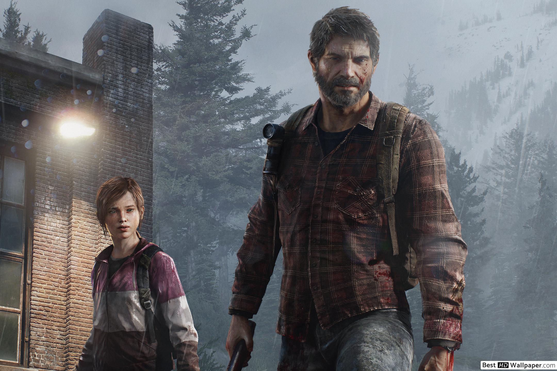 Desktop Wallpapers The Last of Us Ellie, Joel Two Creeks 1366x768